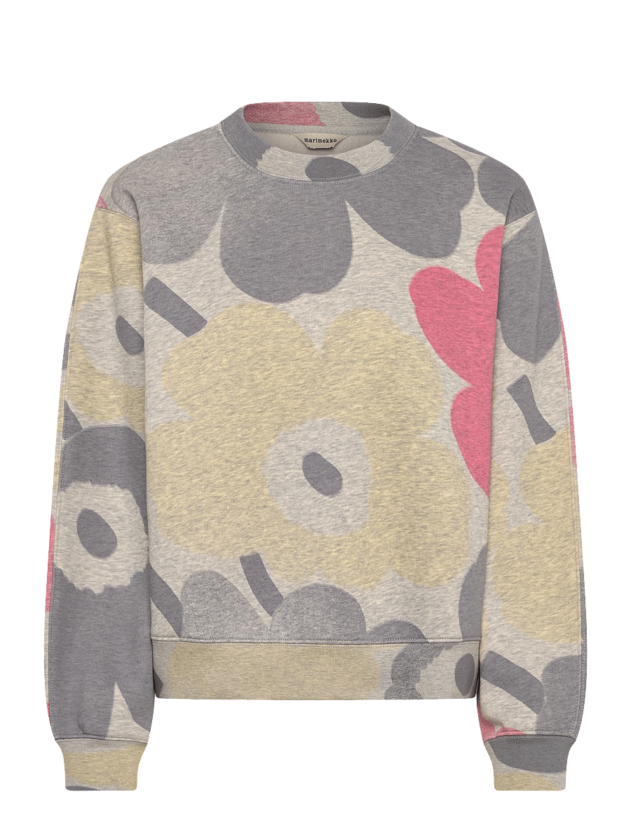 Marimekko - TRILCE UNIKKO - fashion trends - grey melange, pink, l. yellow - 1