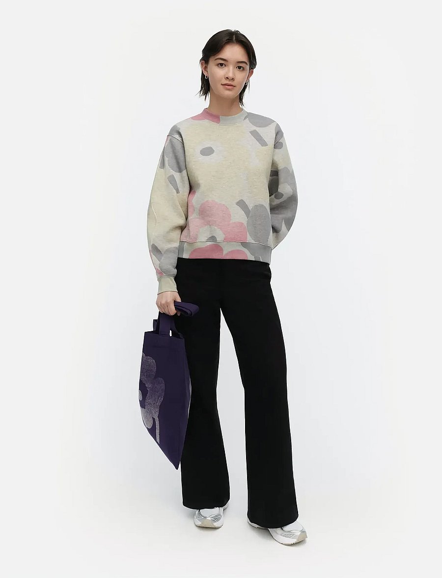 Marimekko - TRILCE UNIKKO - fashion trends - grey melange, pink, l. yellow - 0