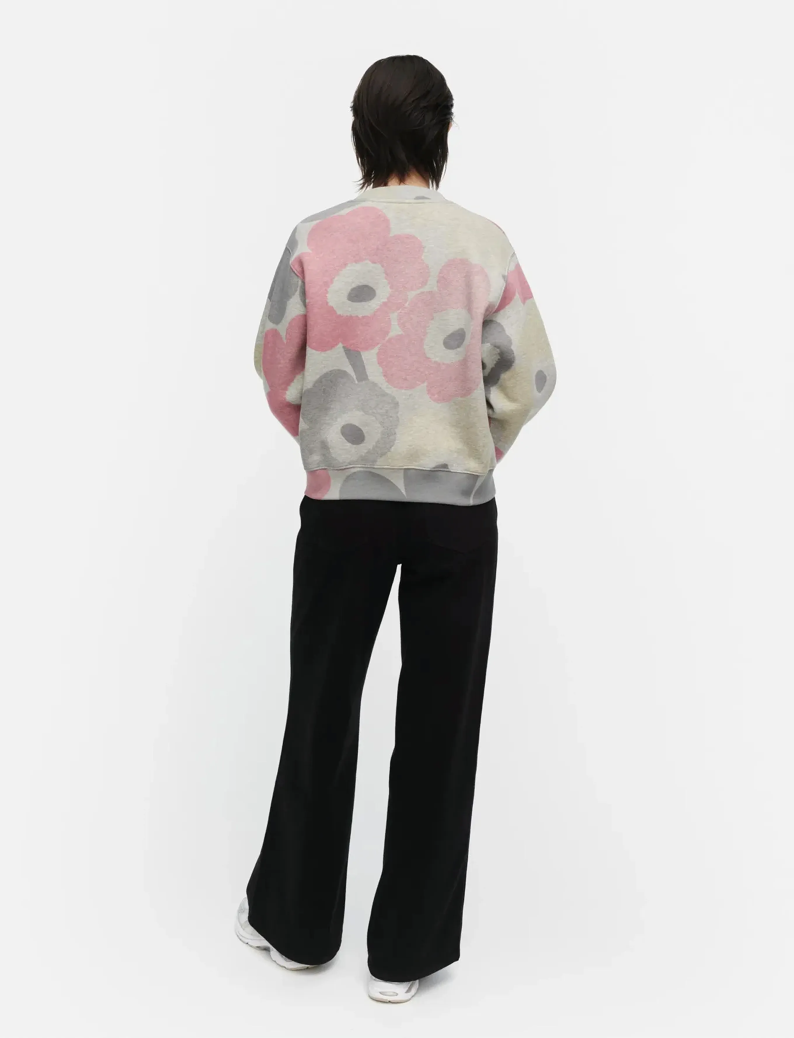 Marimekko - TRILCE UNIKKO - grey melange, pink, l. yellow - 3
