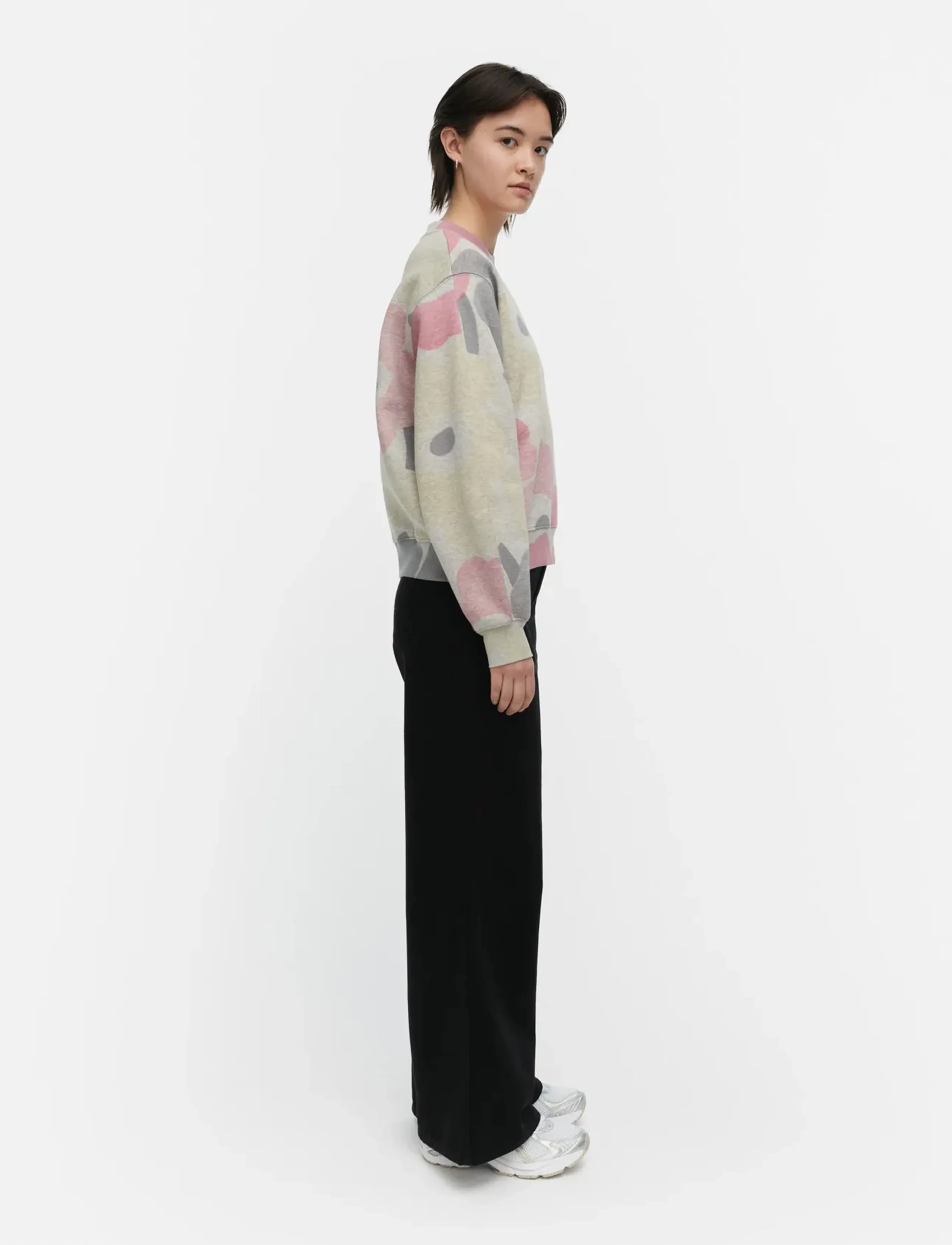 Marimekko - TRILCE UNIKKO - grey melange, pink, l. yellow - 4