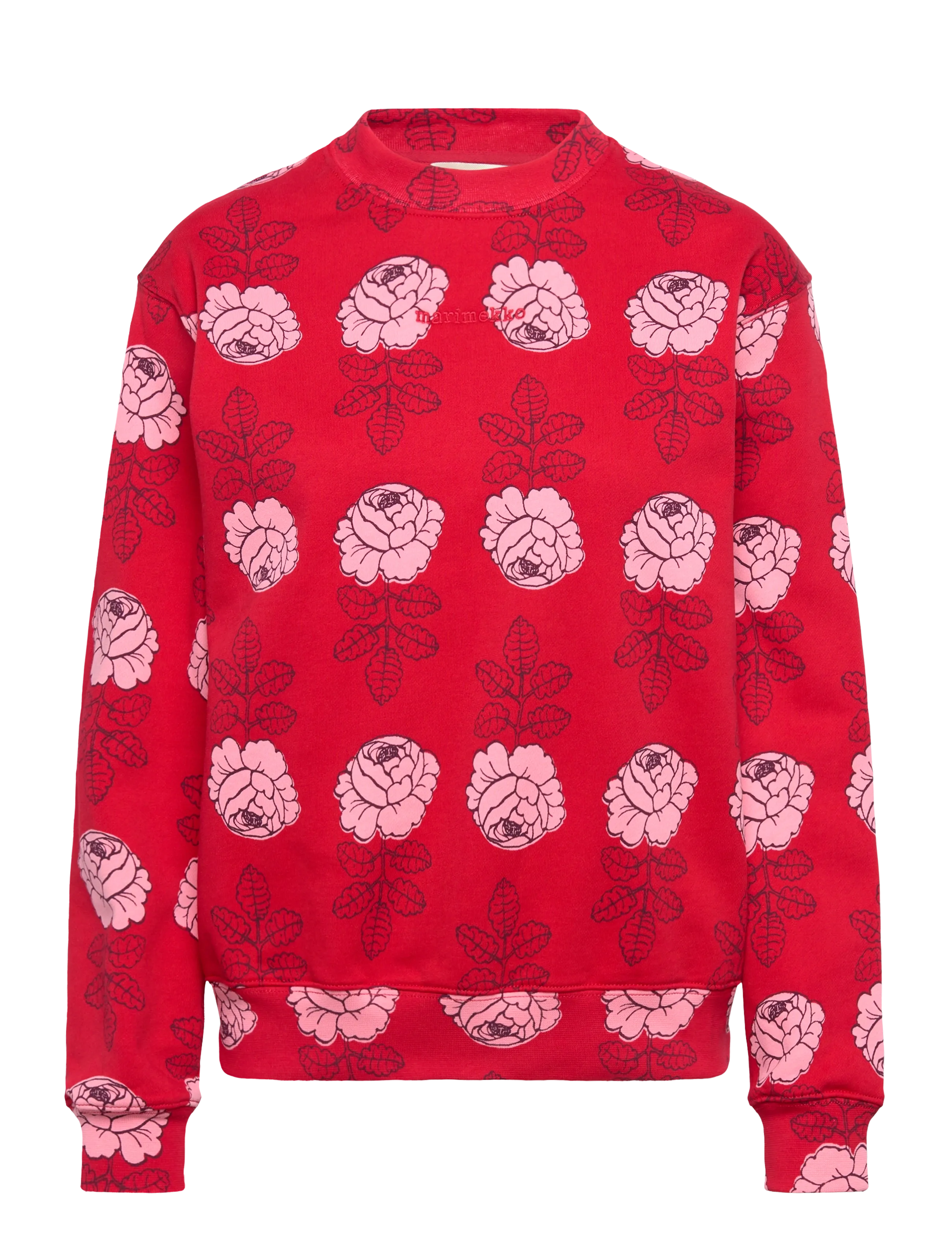 Marimekko LEIOT VIHKIRUUSU - Nyheter - RED, LIGHT PINK, DARK PURPLE / red