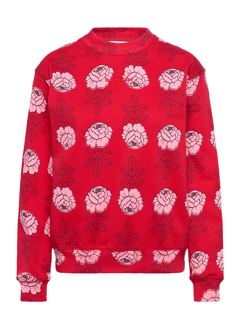 Marimekko - LEIOT VIHKIRUUSU - fashion trends - red, light pink, dark purple - 1