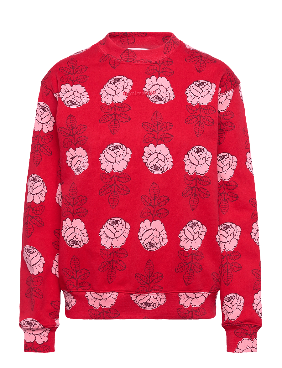 Marimekko - LEIOT VIHKIRUUSU - modetrender - red, light pink, dark purple - 1