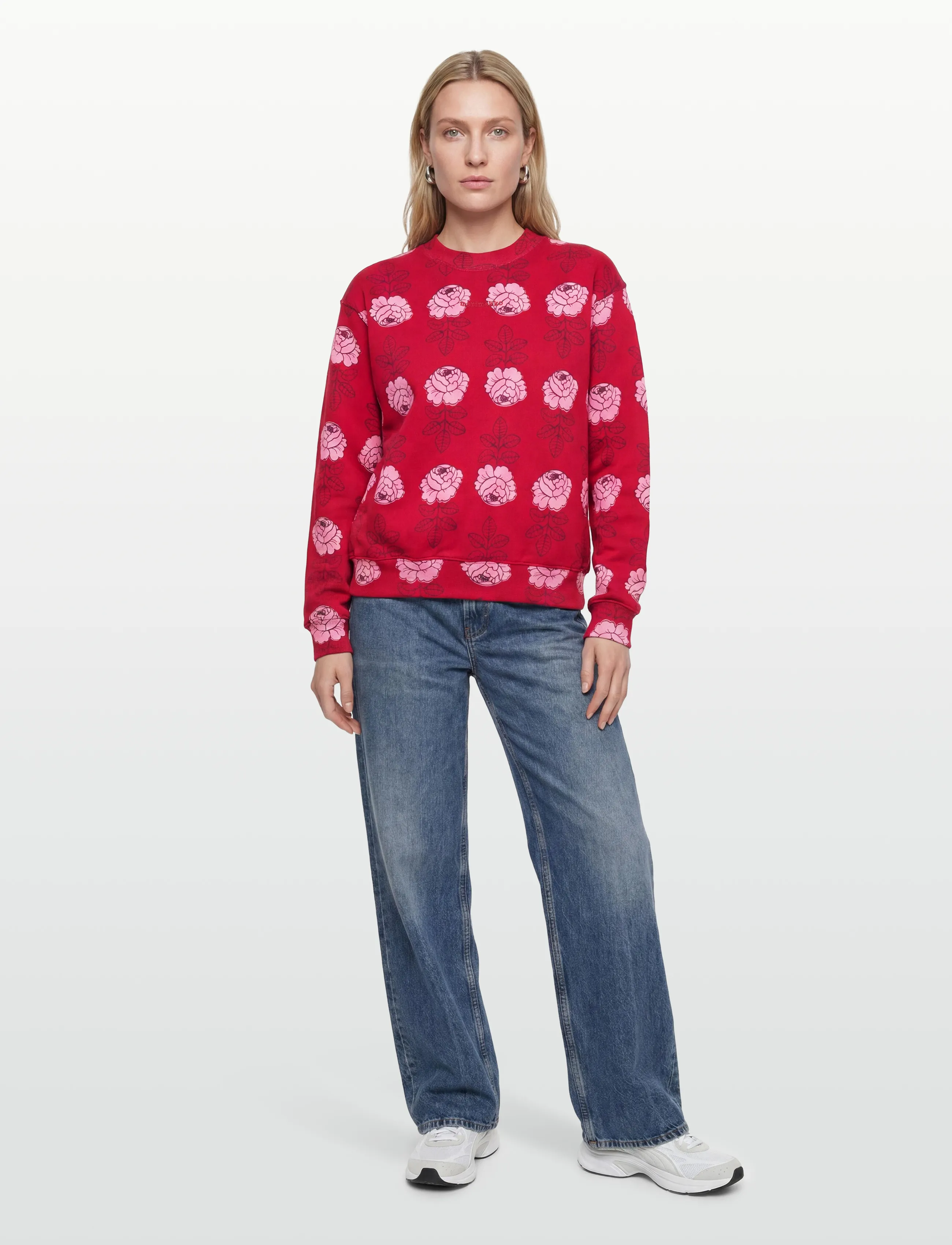 Marimekko - LEIOT VIHKIRUUSU - red, light pink, dark purple - 0