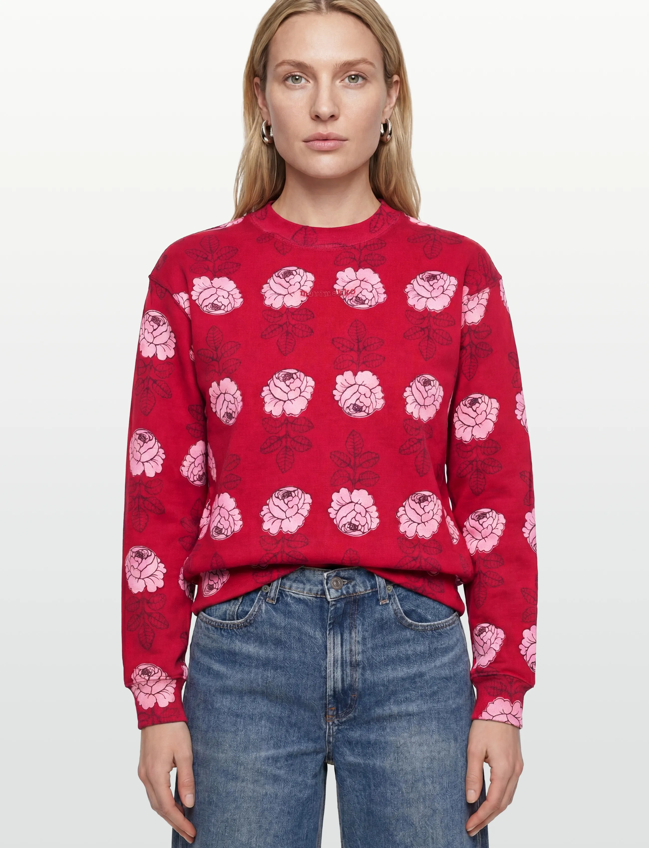 Marimekko - LEIOT VIHKIRUUSU - red, light pink, dark purple - 3