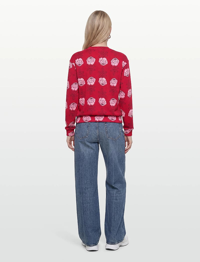 Marimekko - LEIOT VIHKIRUUSU - fashion trends - red, light pink, dark purple - 4