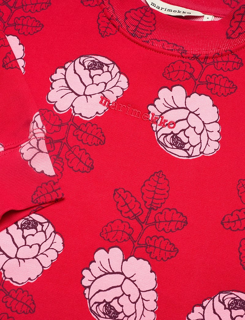 Marimekko - LEIOT VIHKIRUUSU - fashion trends - red, light pink, dark purple - 5