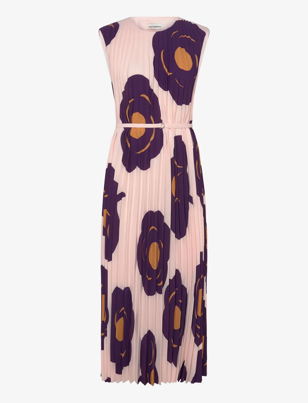 Marimekko - JUHLIA TUMMA - maksikleidid - light pink, dark violet, brown - 1