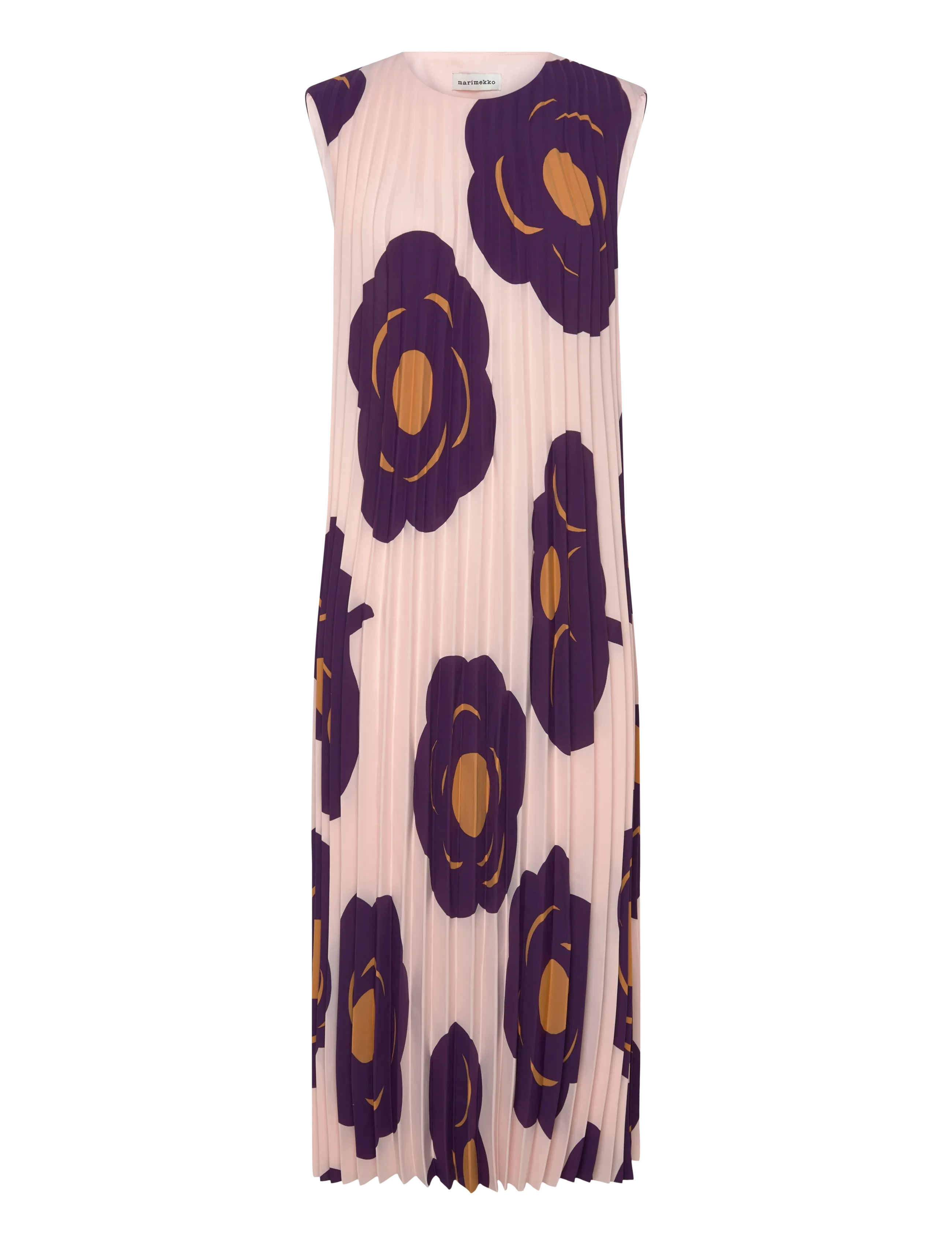 Marimekko - JUHLIA TUMMA - light pink, dark violet, brown - 3