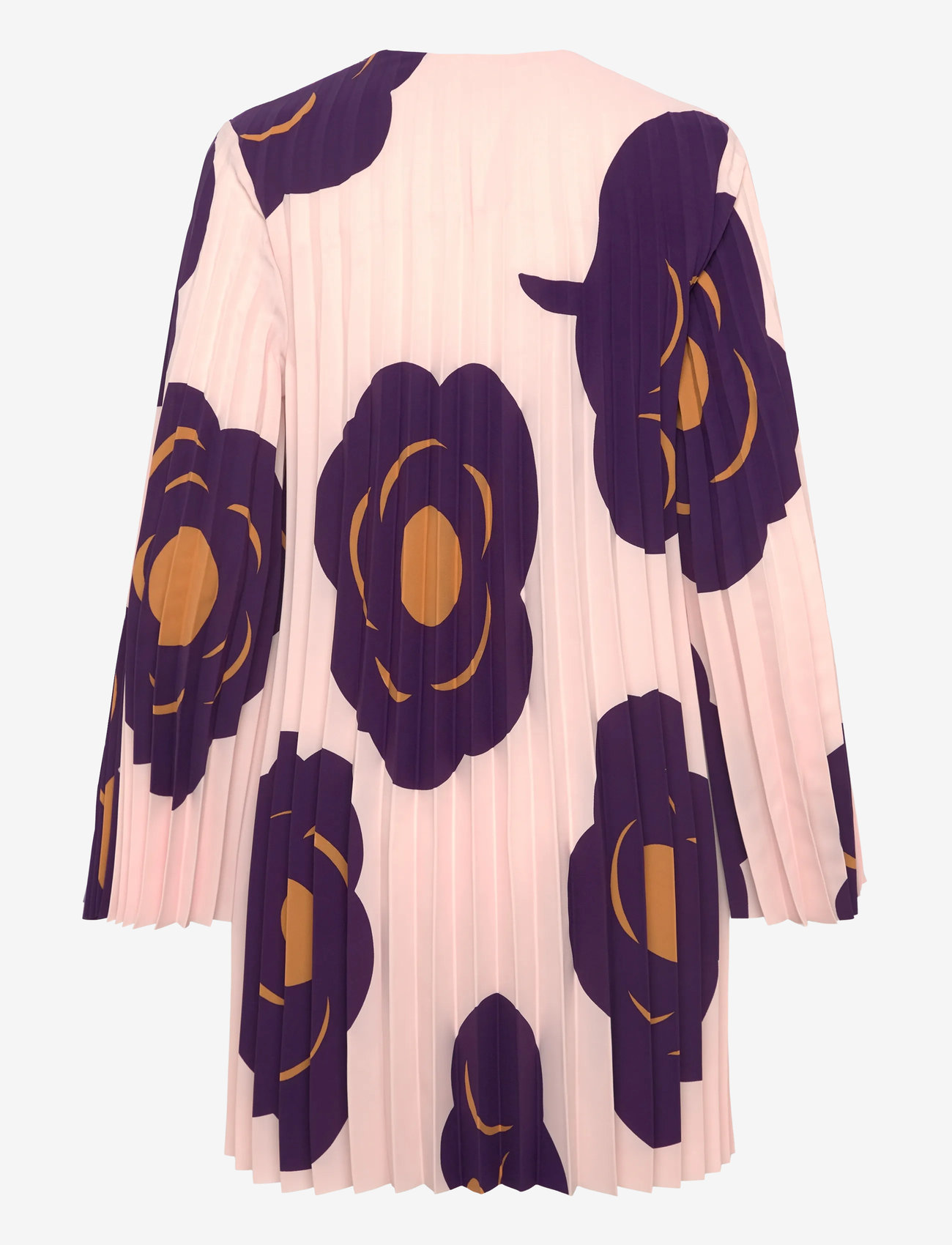 Marimekko - FROSTI TUMMA - light pink, dark violet, brown - 2