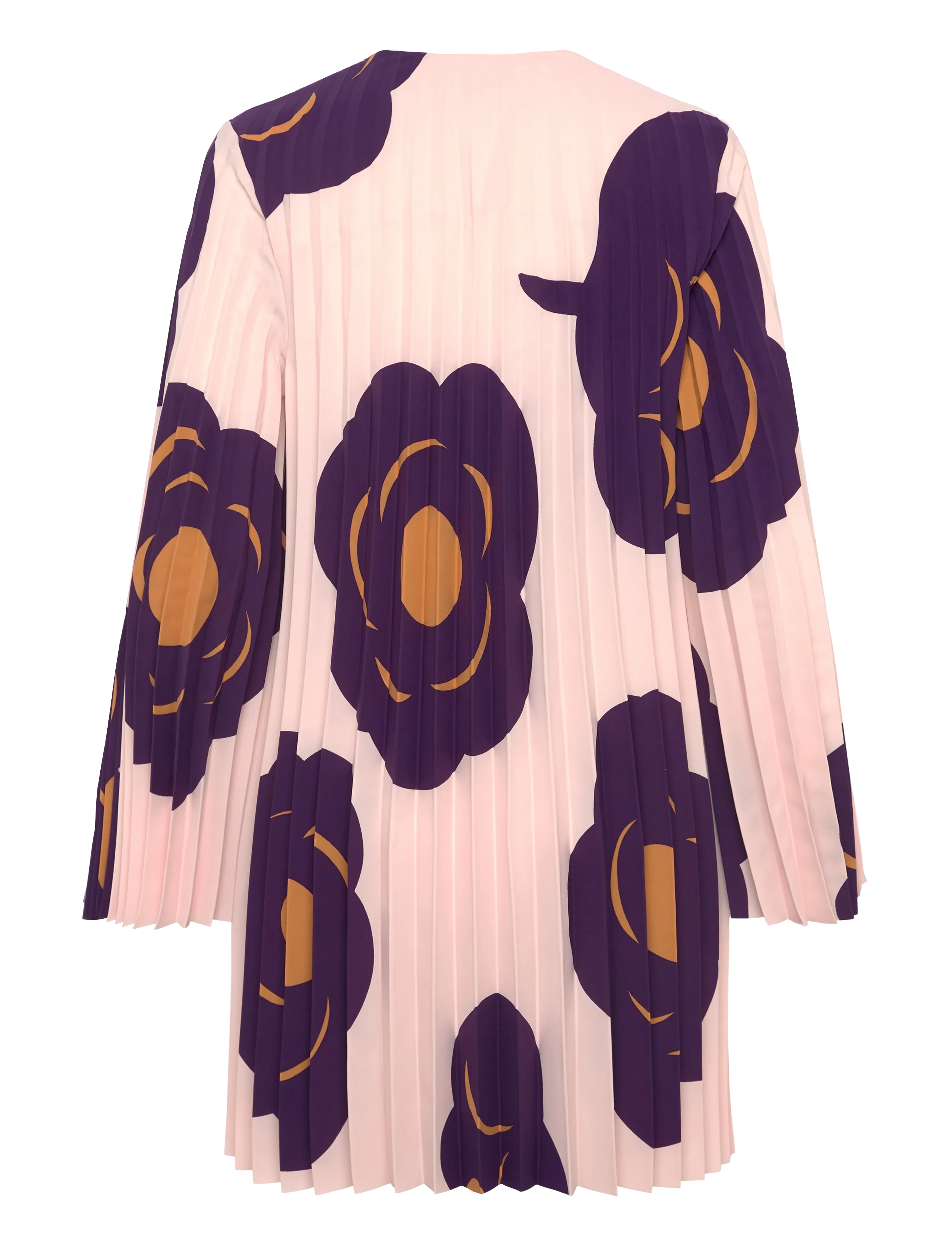 Marimekko - FROSTI TUMMA - light pink, dark violet, brown - 2