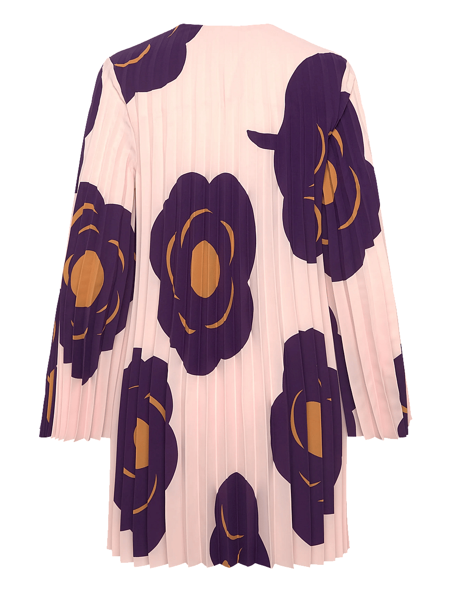 Marimekko - FROSTI TUMMA - light pink, dark violet, brown - 2