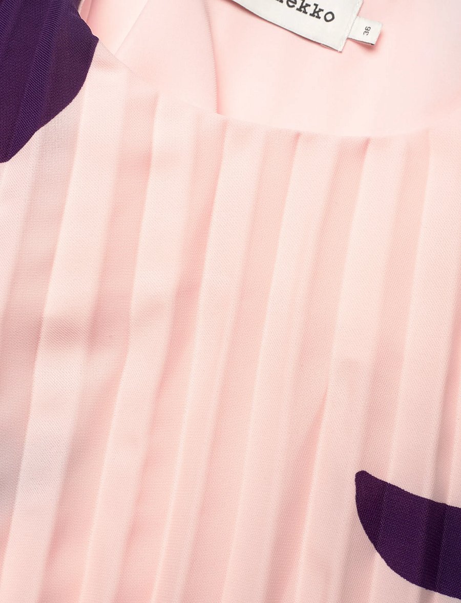 Marimekko - FROSTI TUMMA - light pink, dark violet, brown - 5