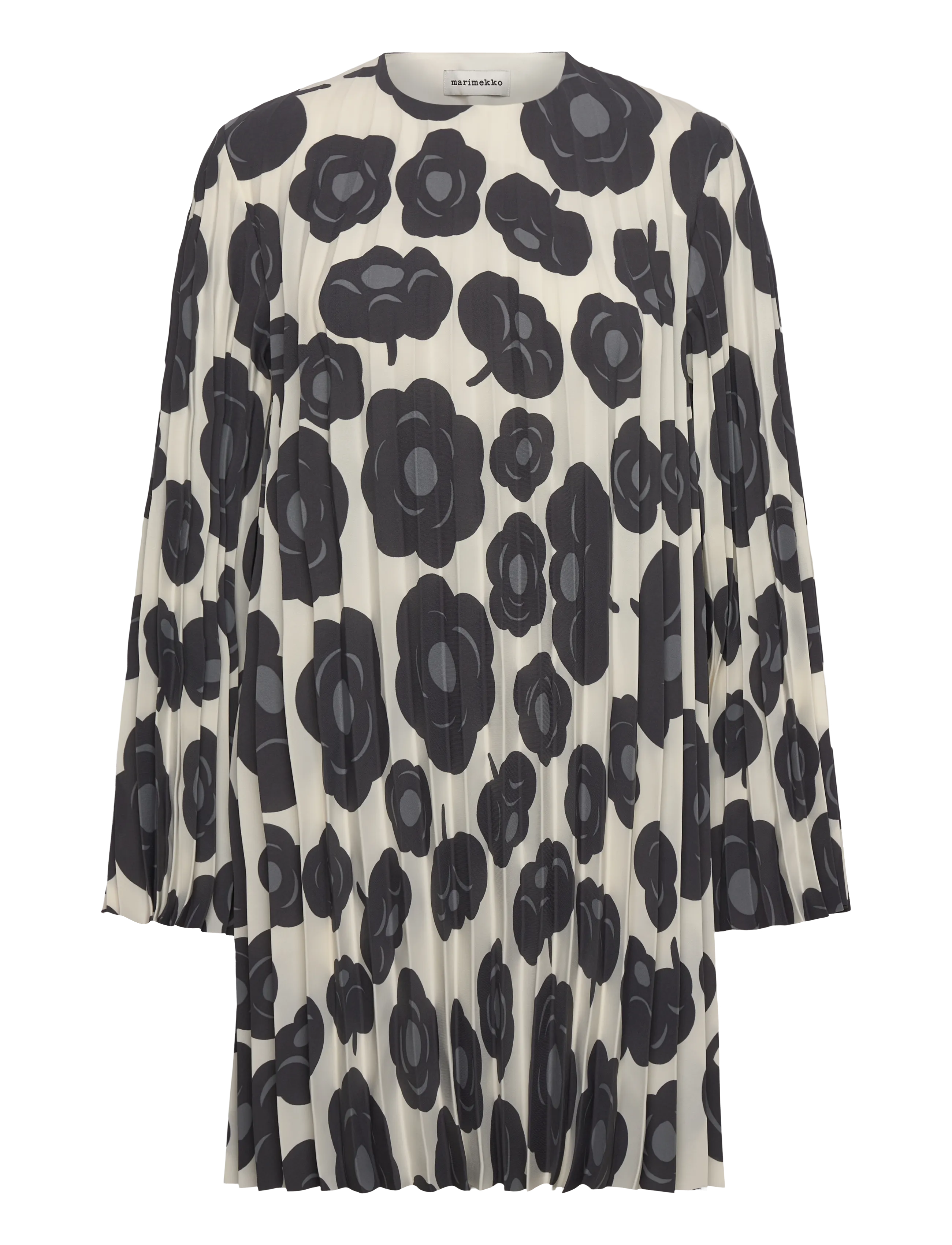 Marimekko FROSTI TUMMA - Kjoler - OFF WHITE, DARK GREY, GREY / cream