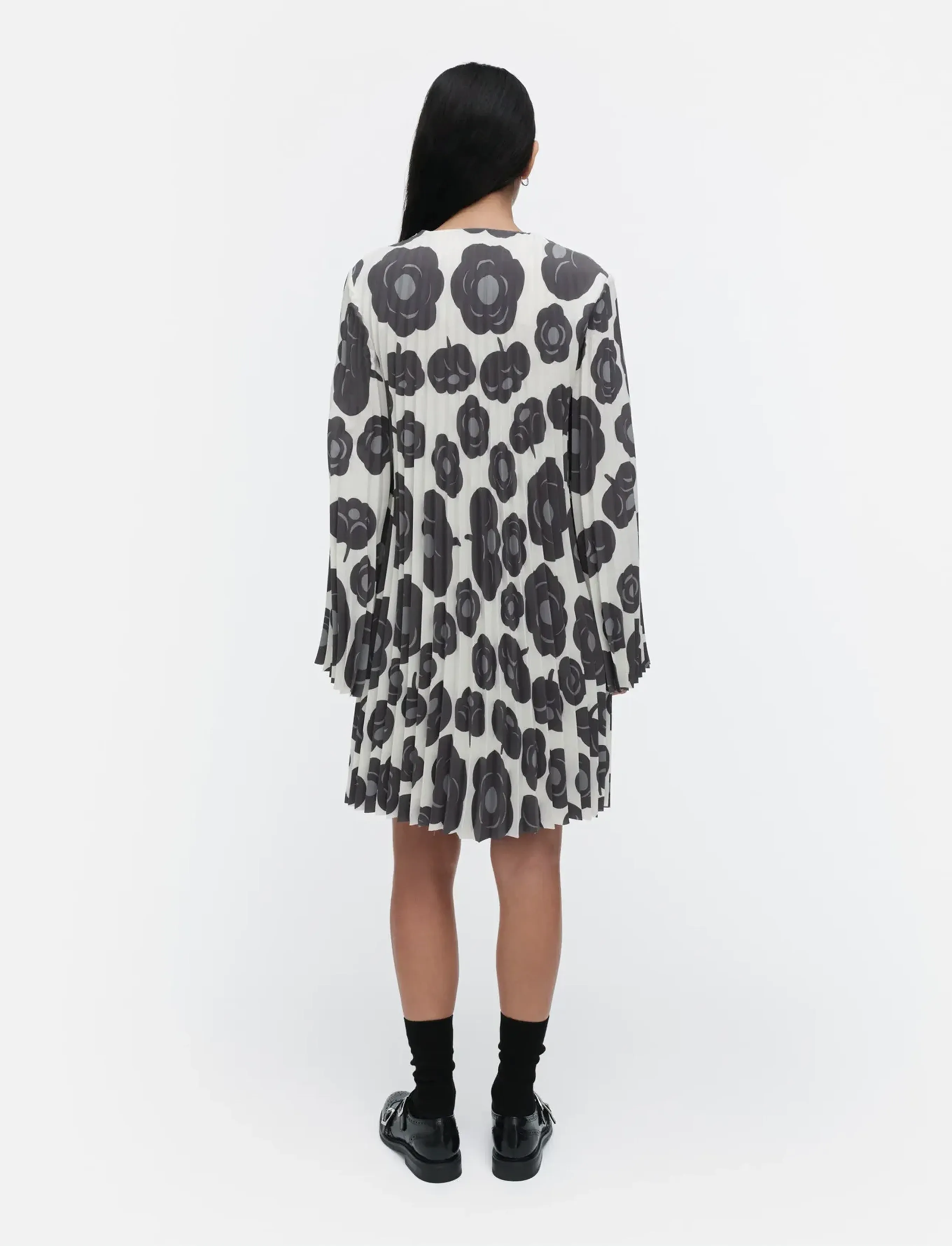 Marimekko - FROSTI TUMMA - kurze kleider - off white, dark grey, grey - 3