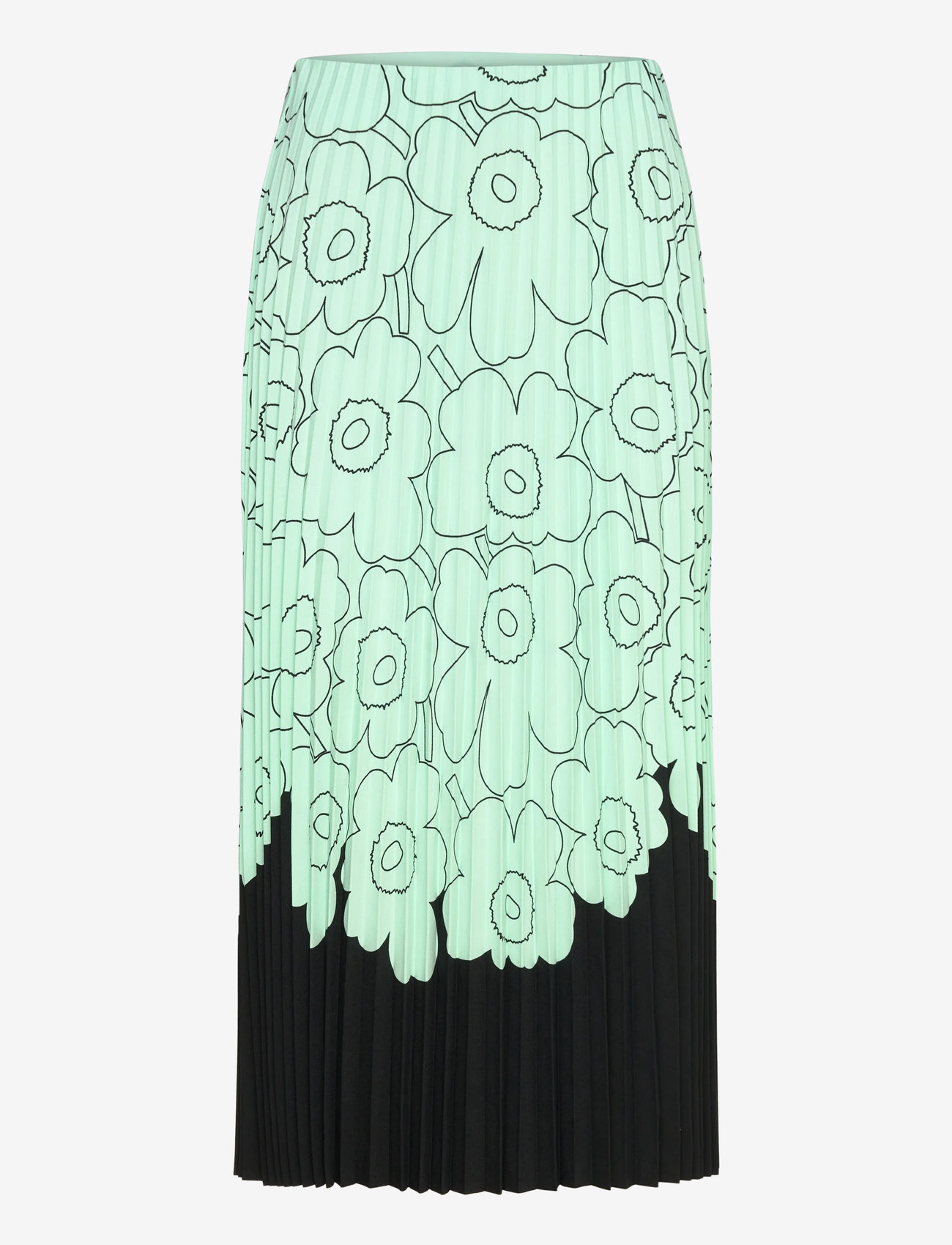 Marimekko - PIIRU PIIRTO UNIKKO PLACEMENT - pleated skirts - light turquoise, black - 1