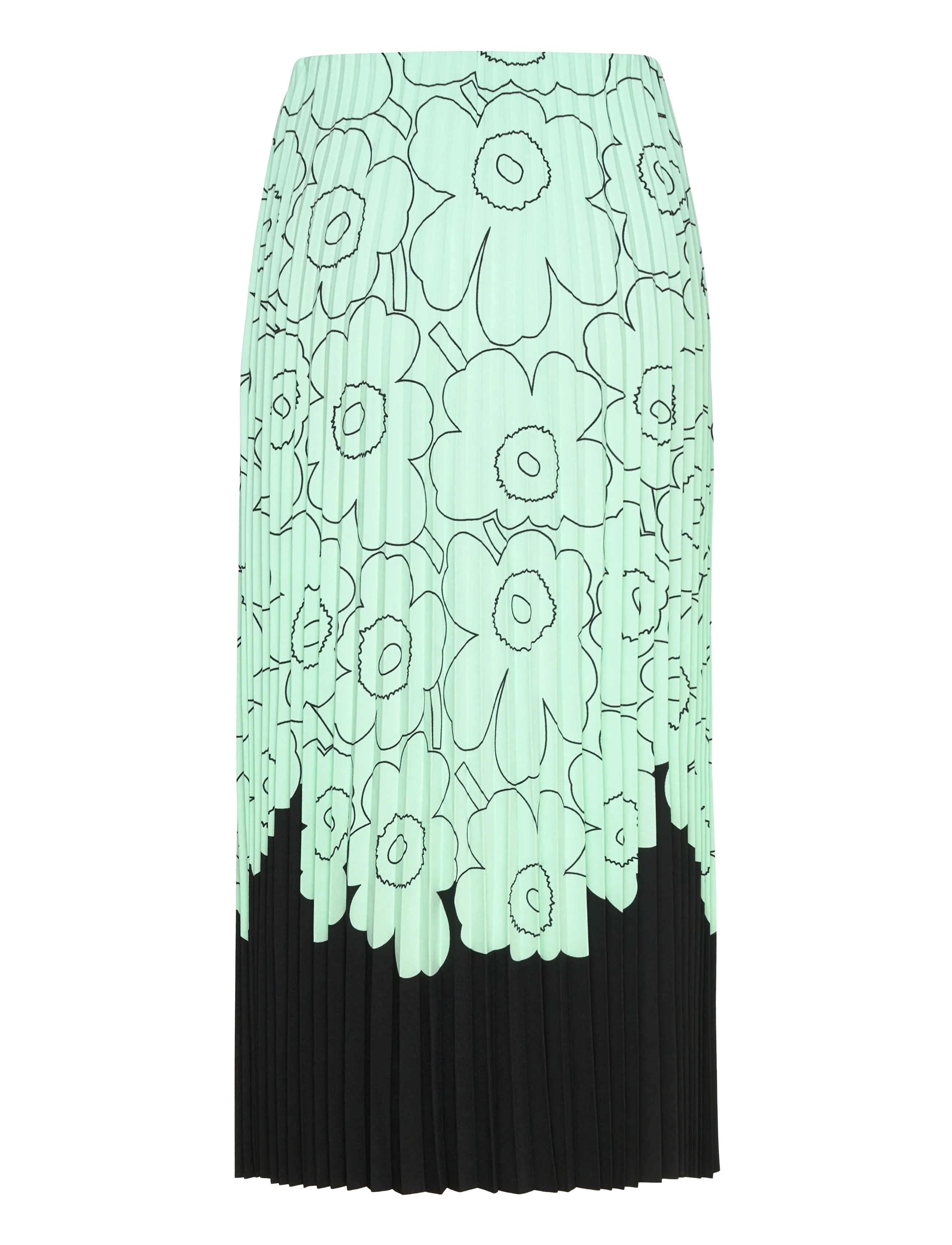 Marimekko - PIIRU PIIRTO UNIKKO PLACEMENT - plisserade kjolar - light turquoise, black - 2