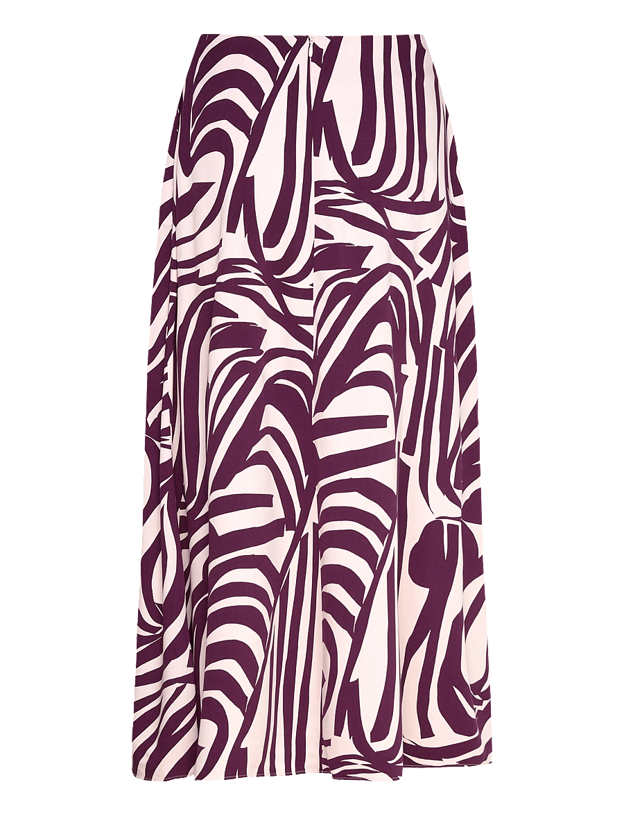 Marimekko - HANGET JOKURAITA - midi-röcke - light pink, wine red - 2