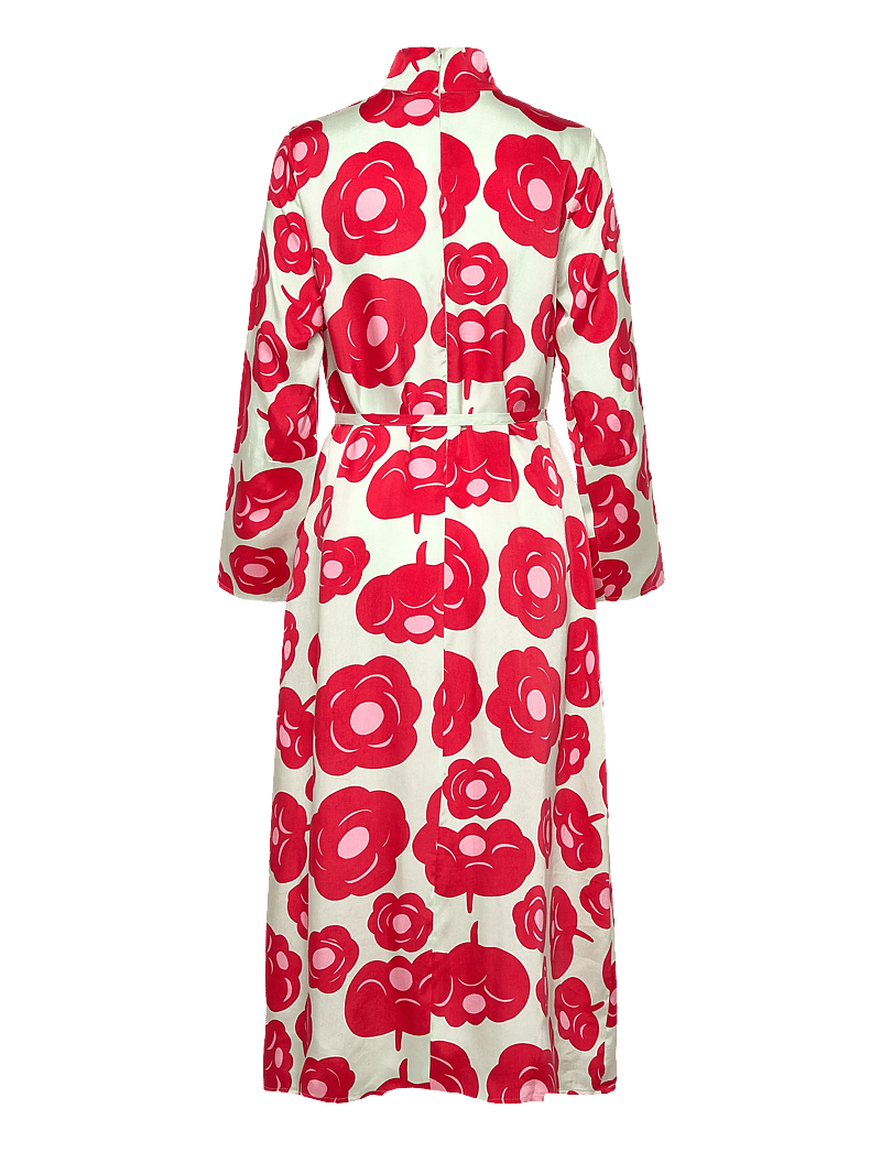 Marimekko - AIKAKAUSI TUMMA - maxi dresses - light turquoise, red, pink - 2