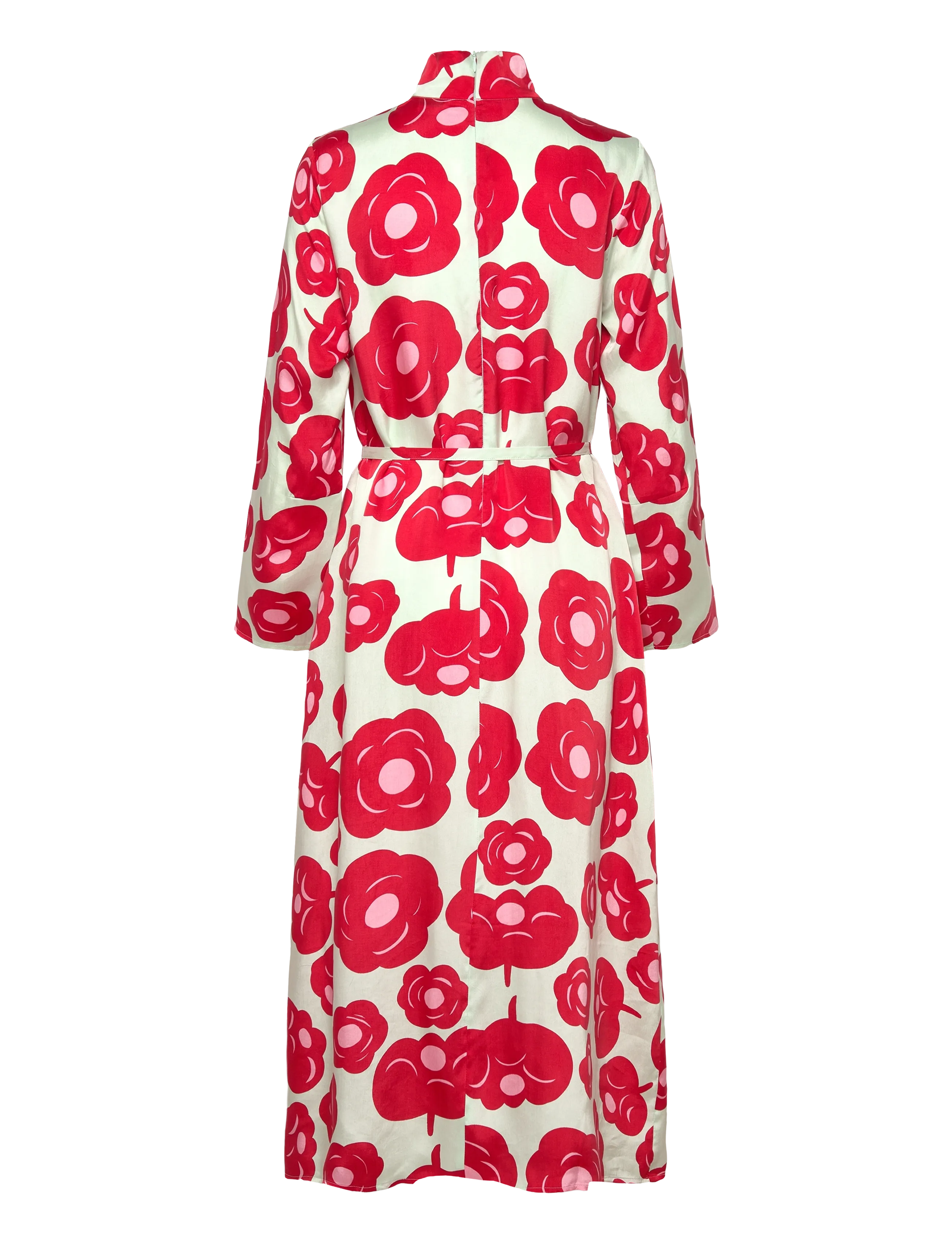 Marimekko - AIKAKAUSI TUMMA - maksikleidid - light turquoise, red, pink - 2