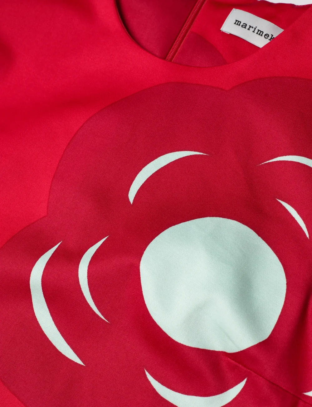 Marimekko - SILUETTI TUMMA - sommerkleider - red, dark red, light turquoise - 5