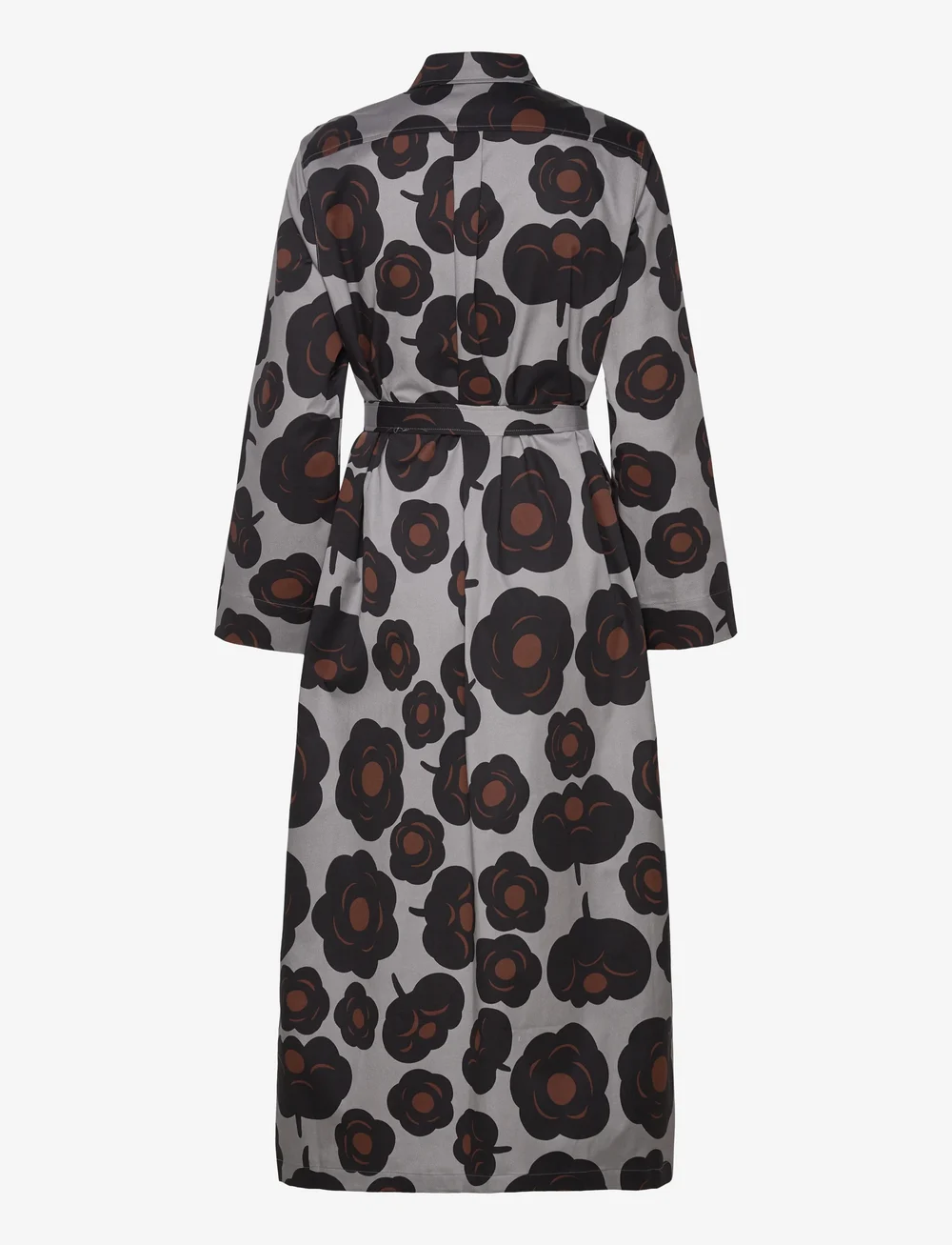 Marimekko - MOLLA TUMMA - shirt dresses - grey, black, brown - 2