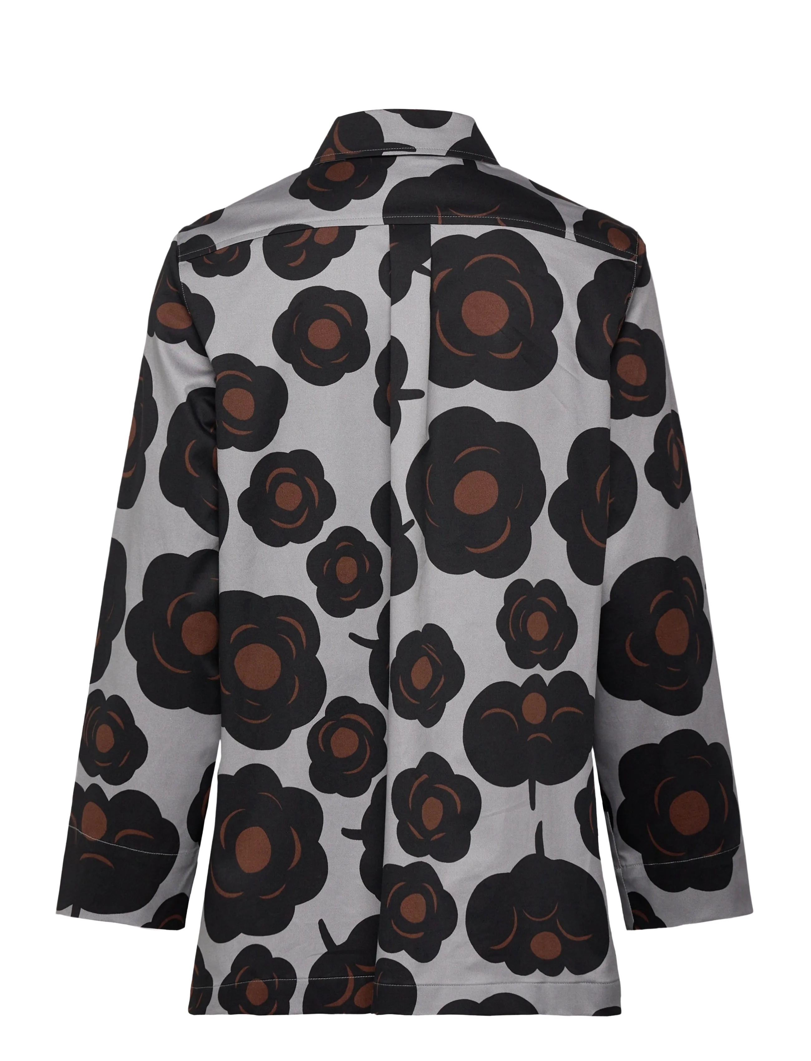 Marimekko - MAARIA TUMMA - pitkähihaiset paidat - grey, black, brown - 2