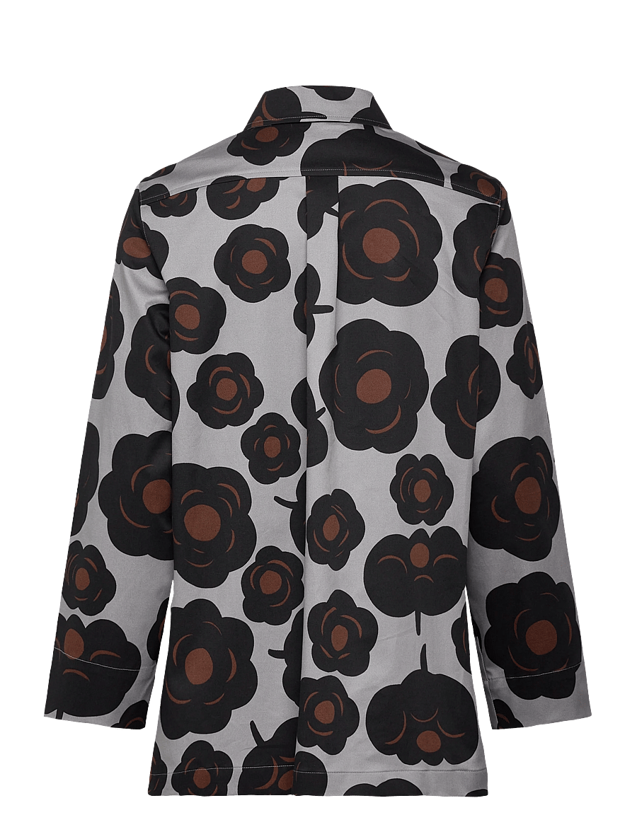 Marimekko - MAARIA TUMMA - jeanshemden - grey, black, brown - 2