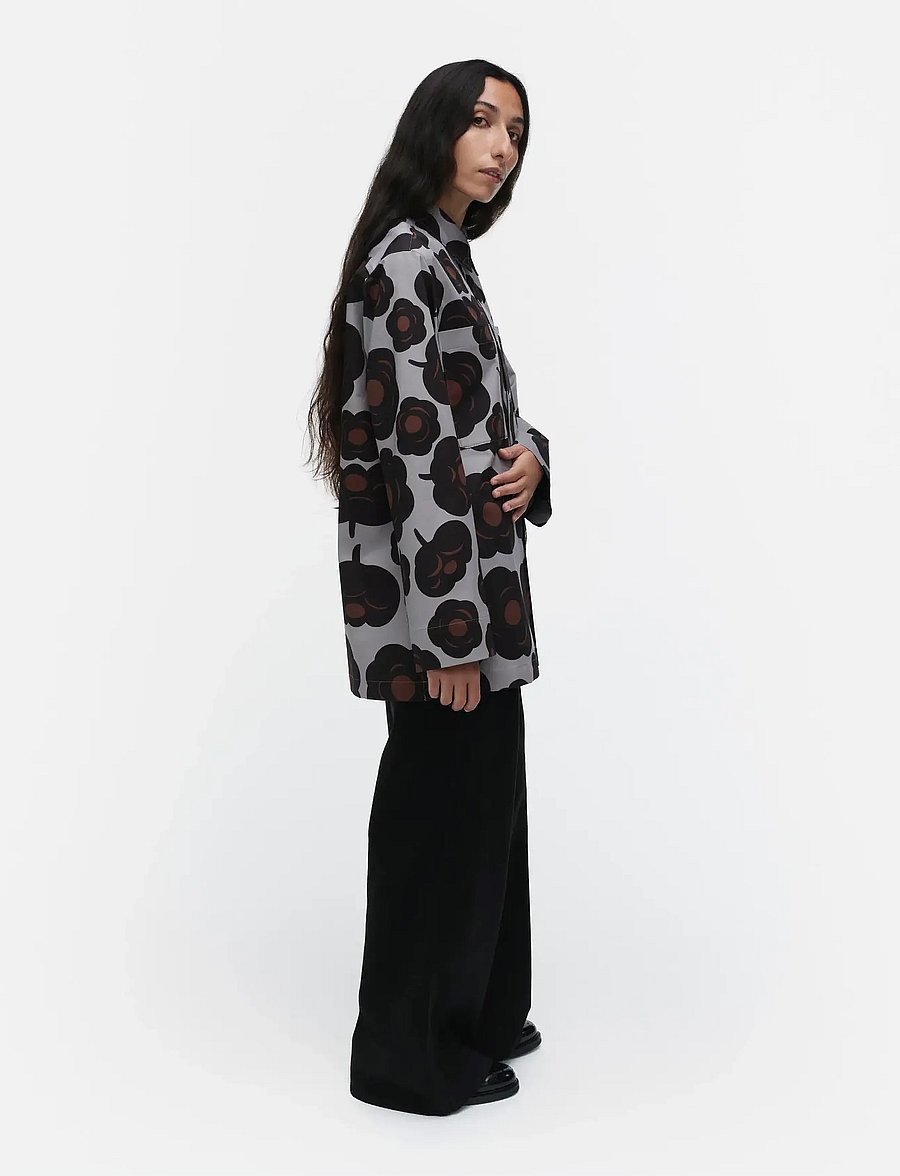 Marimekko - MAARIA TUMMA - jeanshemden - grey, black, brown - 5