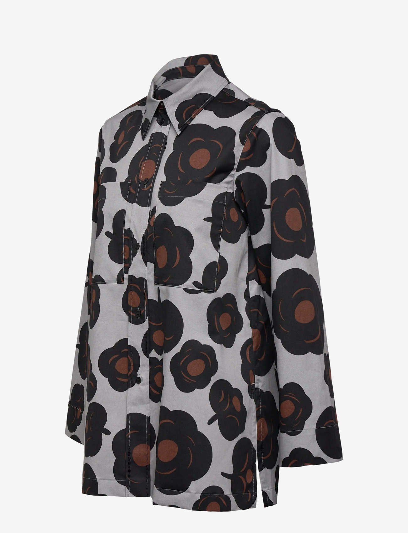 Marimekko - MAARIA TUMMA - teksasärgid - grey, black, brown - 3