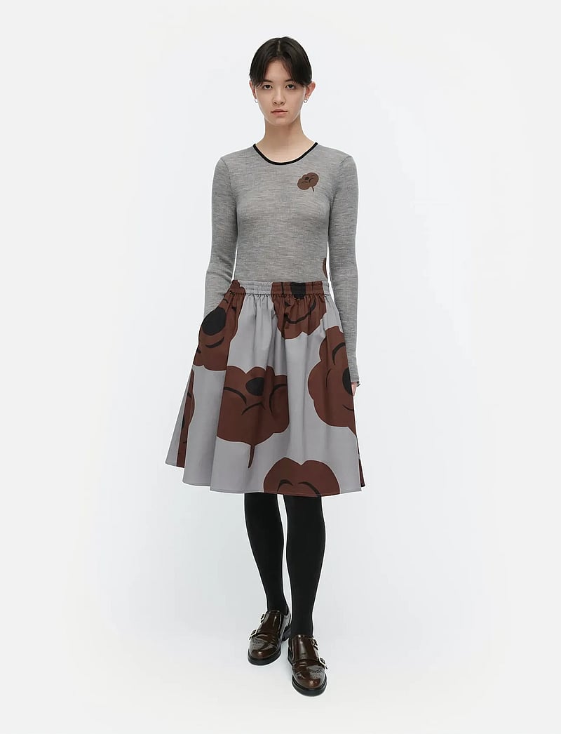 Marimekko - POIMINNOT TUMMA - midi-röcke - grey, brown, black - 0
