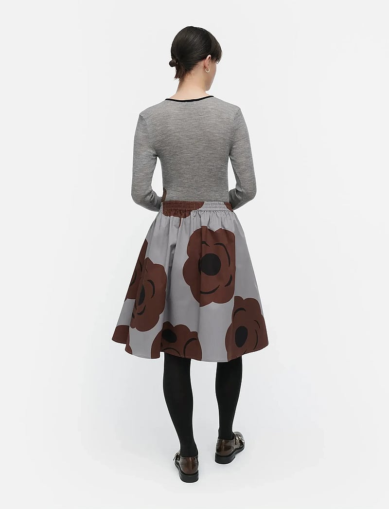 Marimekko - POIMINNOT TUMMA - midi-röcke - grey, brown, black - 3