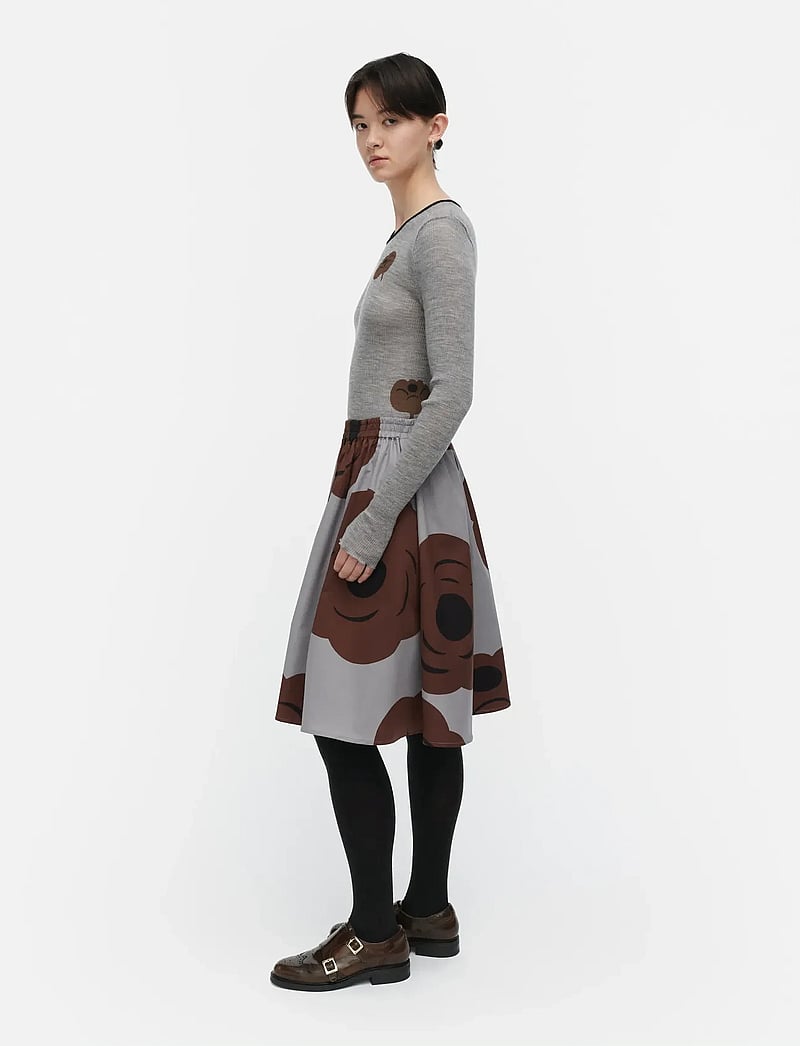 Marimekko - POIMINNOT TUMMA - midi-röcke - grey, brown, black - 4