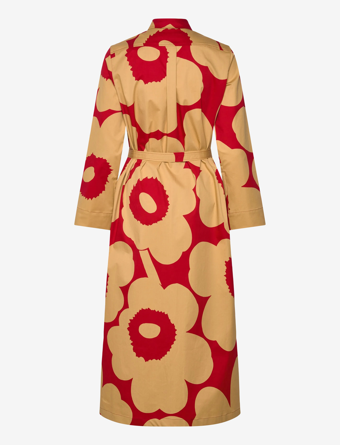 Marimekko - MOLLA UNIKKO - hemdkleider - light brown, red - 2
