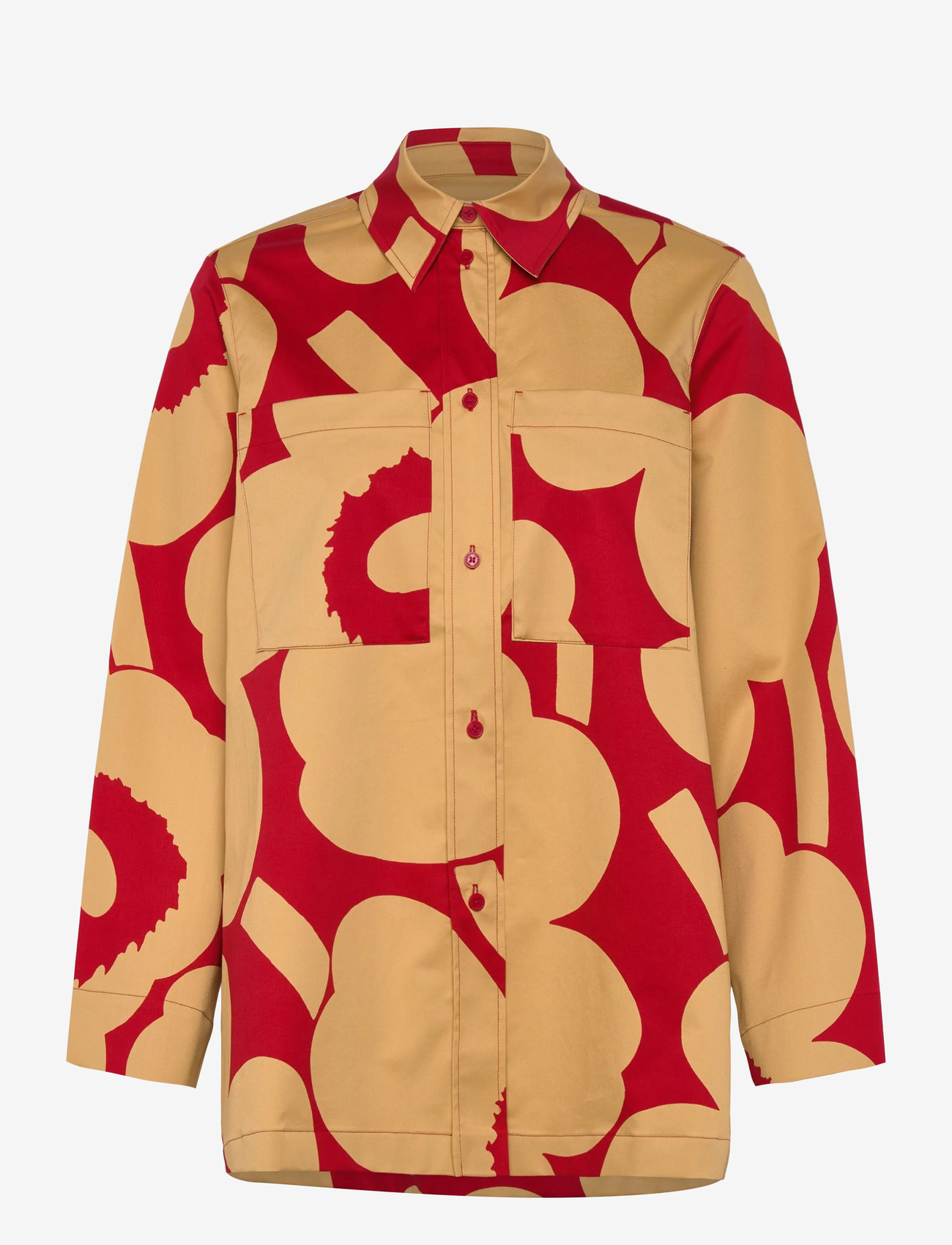 Marimekko - MAARIA UNIKKO - jeanshemden - light brown, red - 1