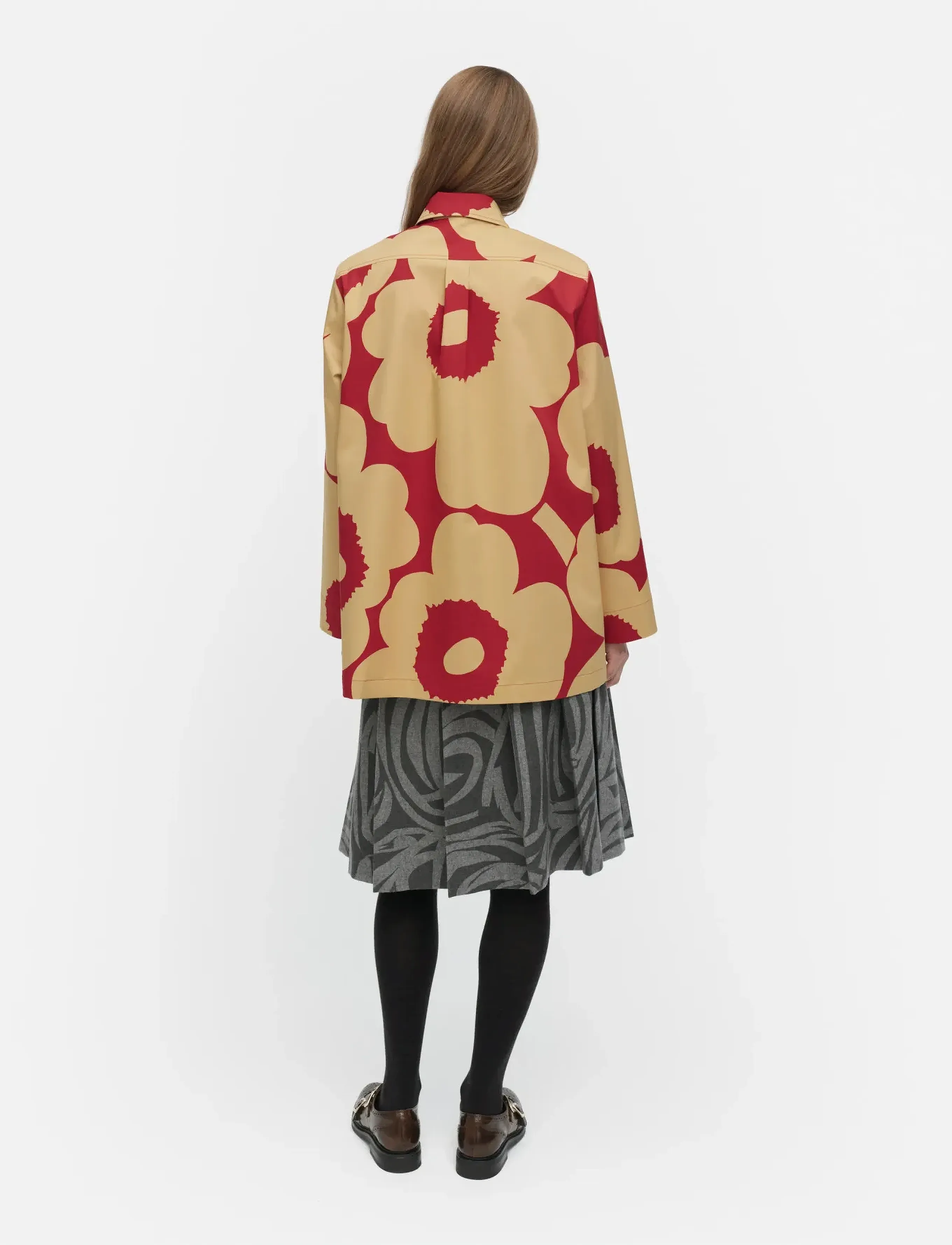 Marimekko - MAARIA UNIKKO - langärmlige hemden - light brown, red - 5