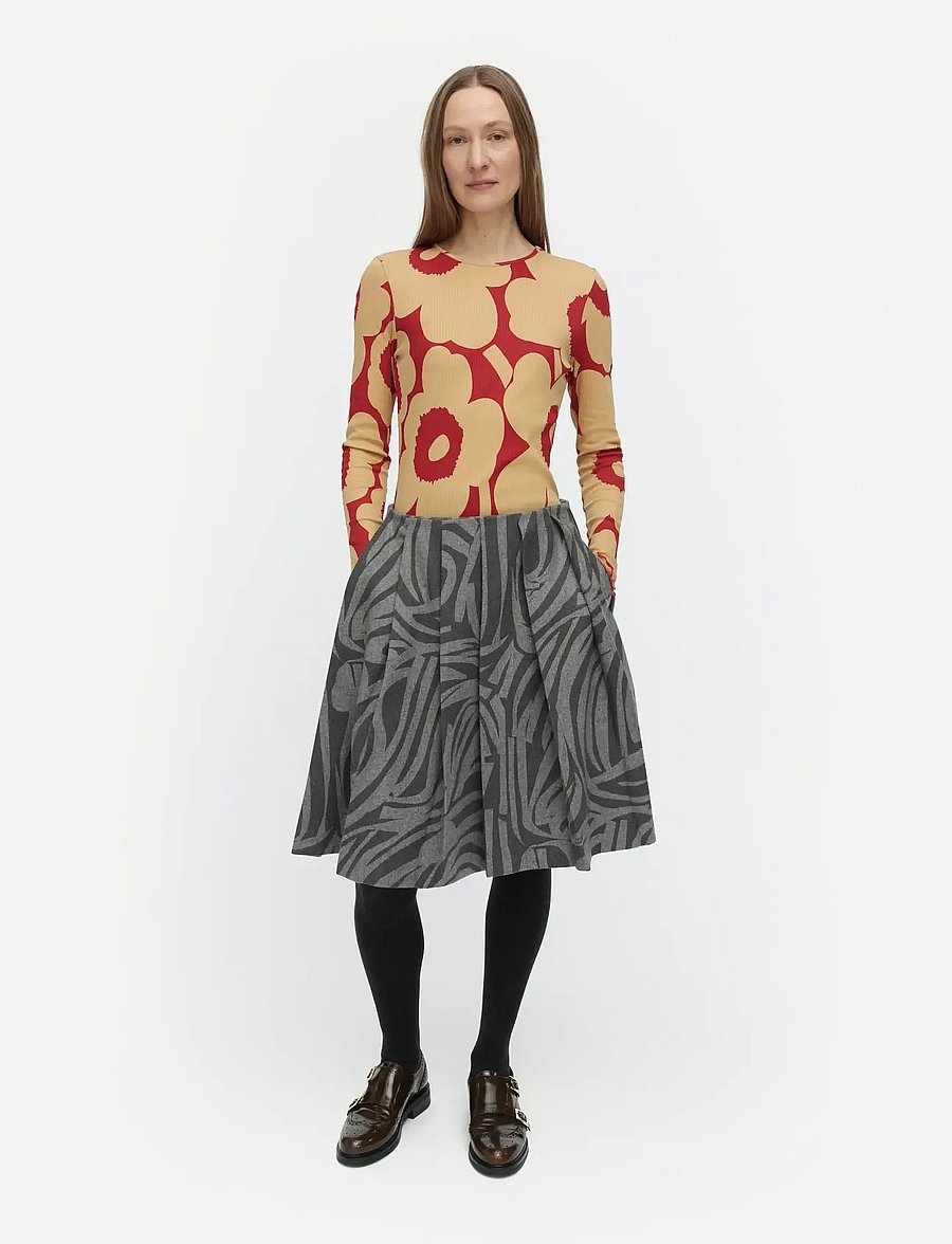 Marimekko - DAALIA JOKURAITA - plisserade kjolar - grey, light grey - 0