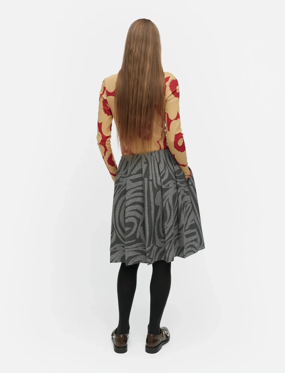 Marimekko - DAALIA JOKURAITA - plisserade kjolar - grey, light grey - 3