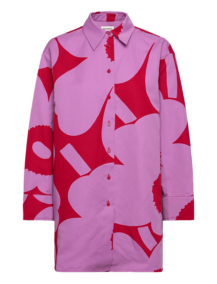 Marimekko - HEITTO UNIKKO - pikkade varrukatega särgid - purple, red - 1