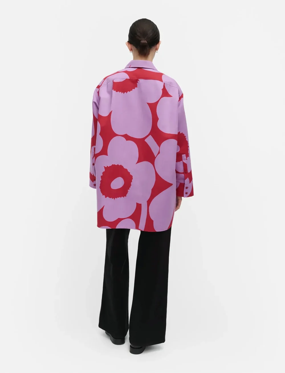 Marimekko - HEITTO UNIKKO - marškiniai ilgomis rankovėmis - purple, red - 3