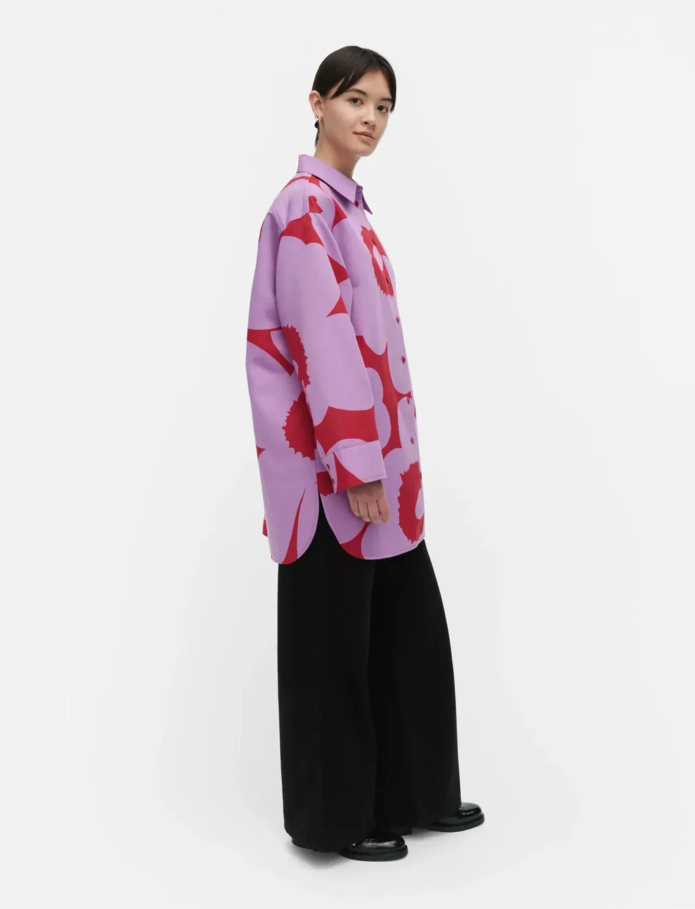 Marimekko - HEITTO UNIKKO - marškiniai ilgomis rankovėmis - purple, red - 4