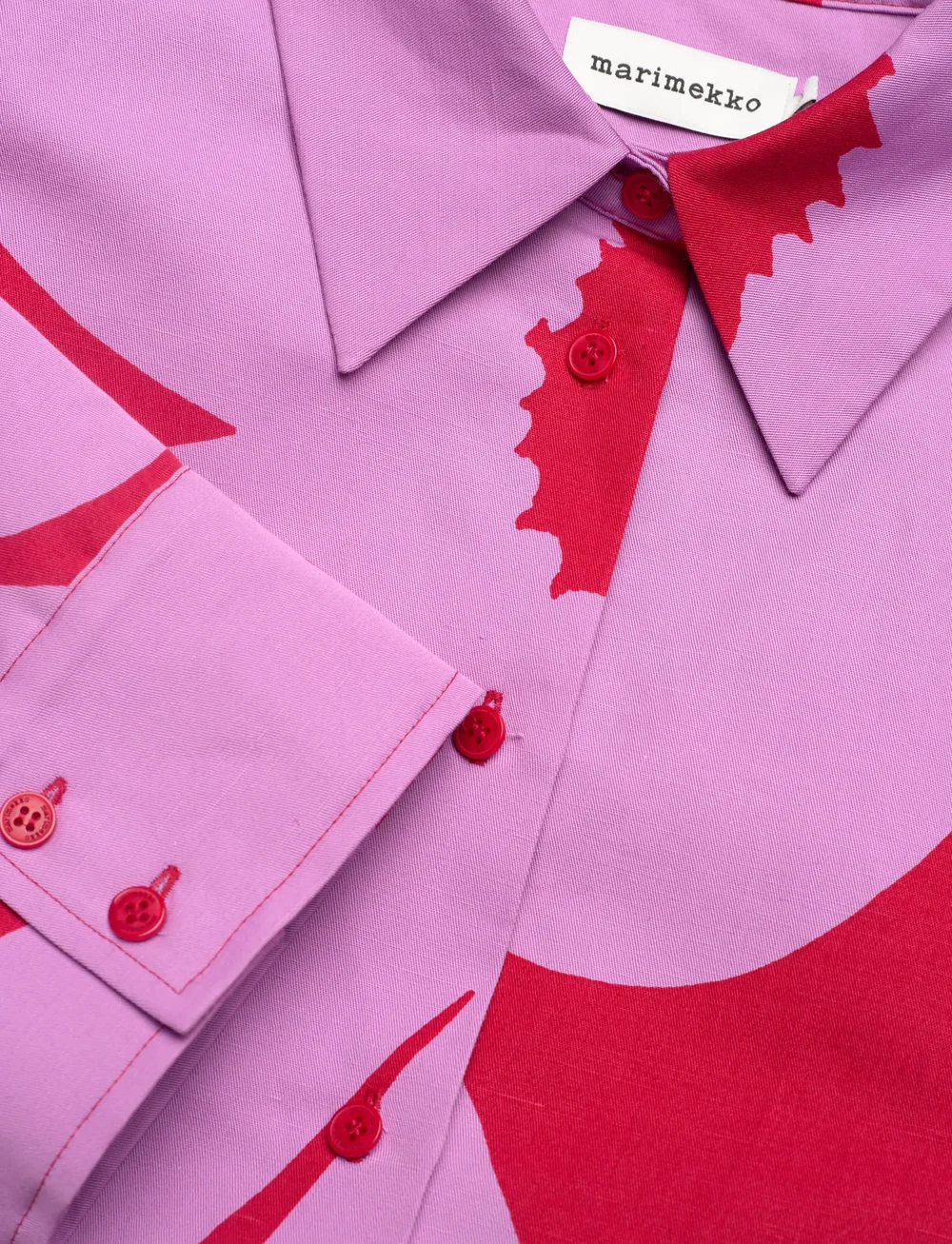 Marimekko - HEITTO UNIKKO - marškiniai ilgomis rankovėmis - purple, red - 5