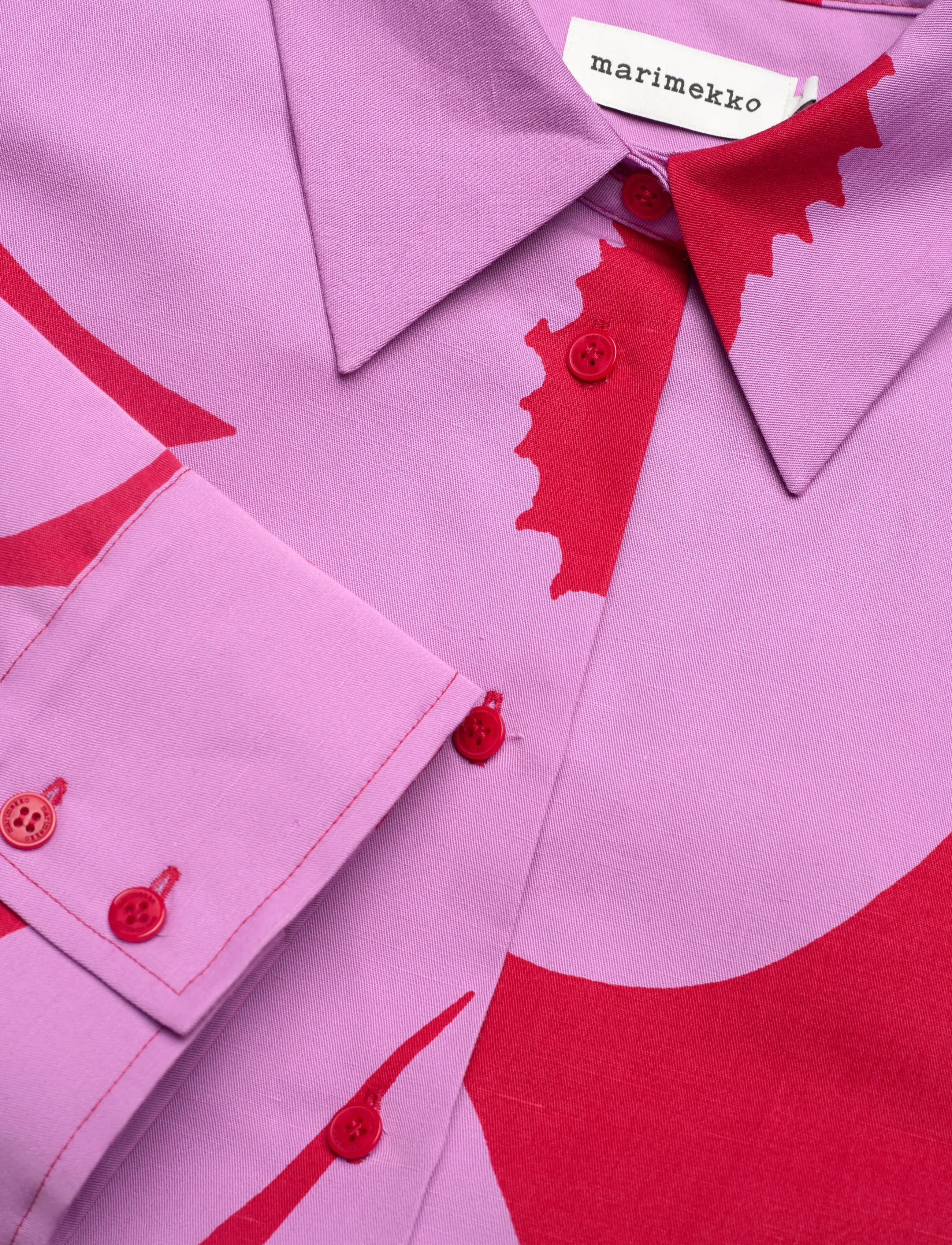 Marimekko - HEITTO UNIKKO - langerma skyrtur - purple, red - 5