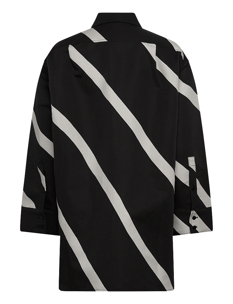Marimekko - HEITTO BASSO - jeansskjortor - black, off white - 2