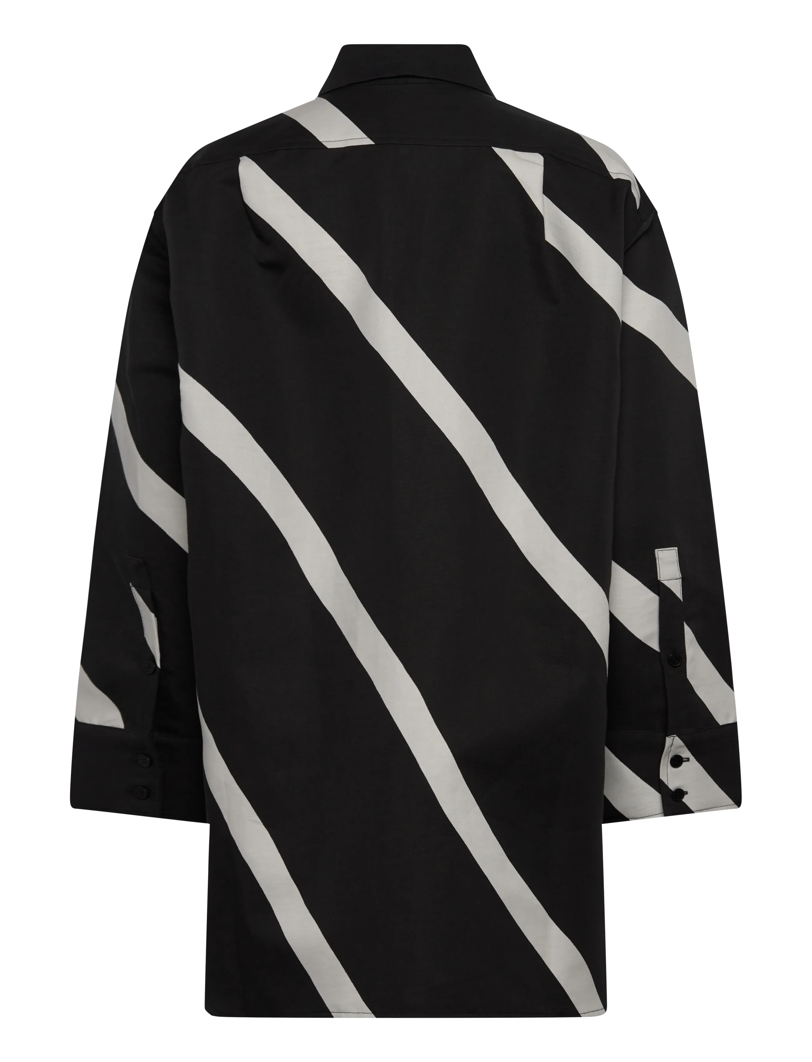 Marimekko - HEITTO BASSO - pikkade varrukatega särgid - black, off white - 2