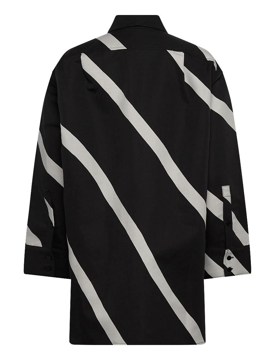 Marimekko - HEITTO BASSO - teksasärgid - black, off white - 2