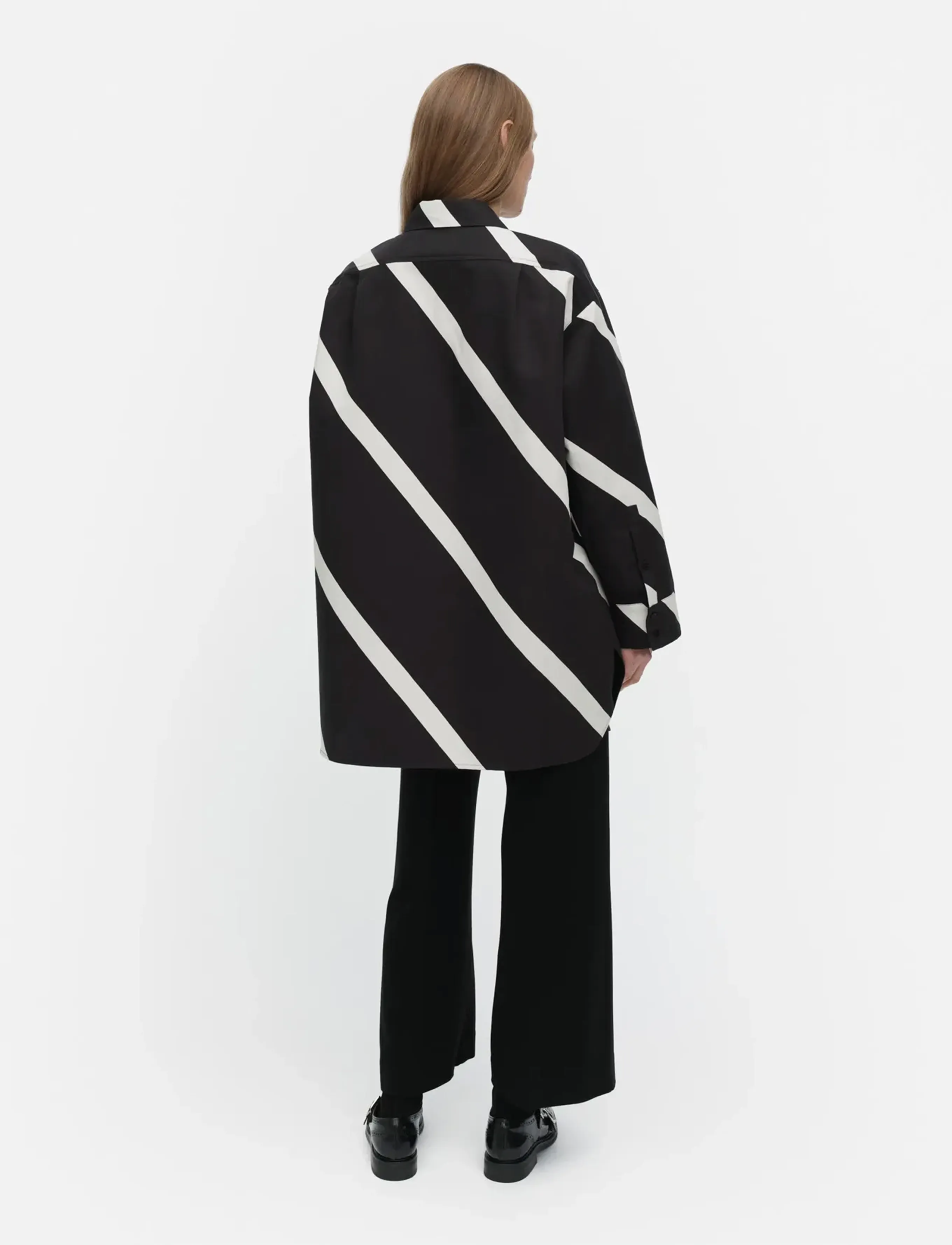 Marimekko - HEITTO BASSO - pikkade varrukatega särgid - black, off white - 3