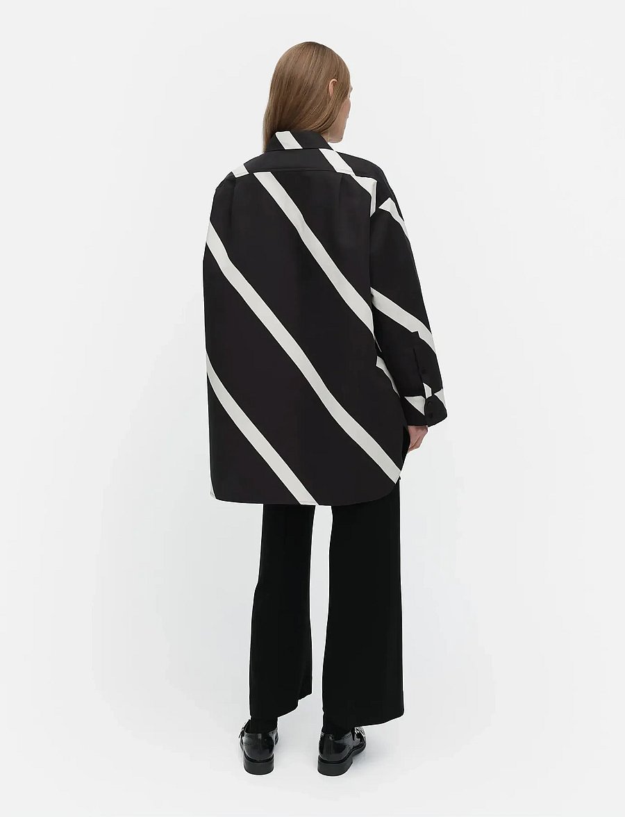 Marimekko - HEITTO BASSO - teksasärgid - black, off white - 3