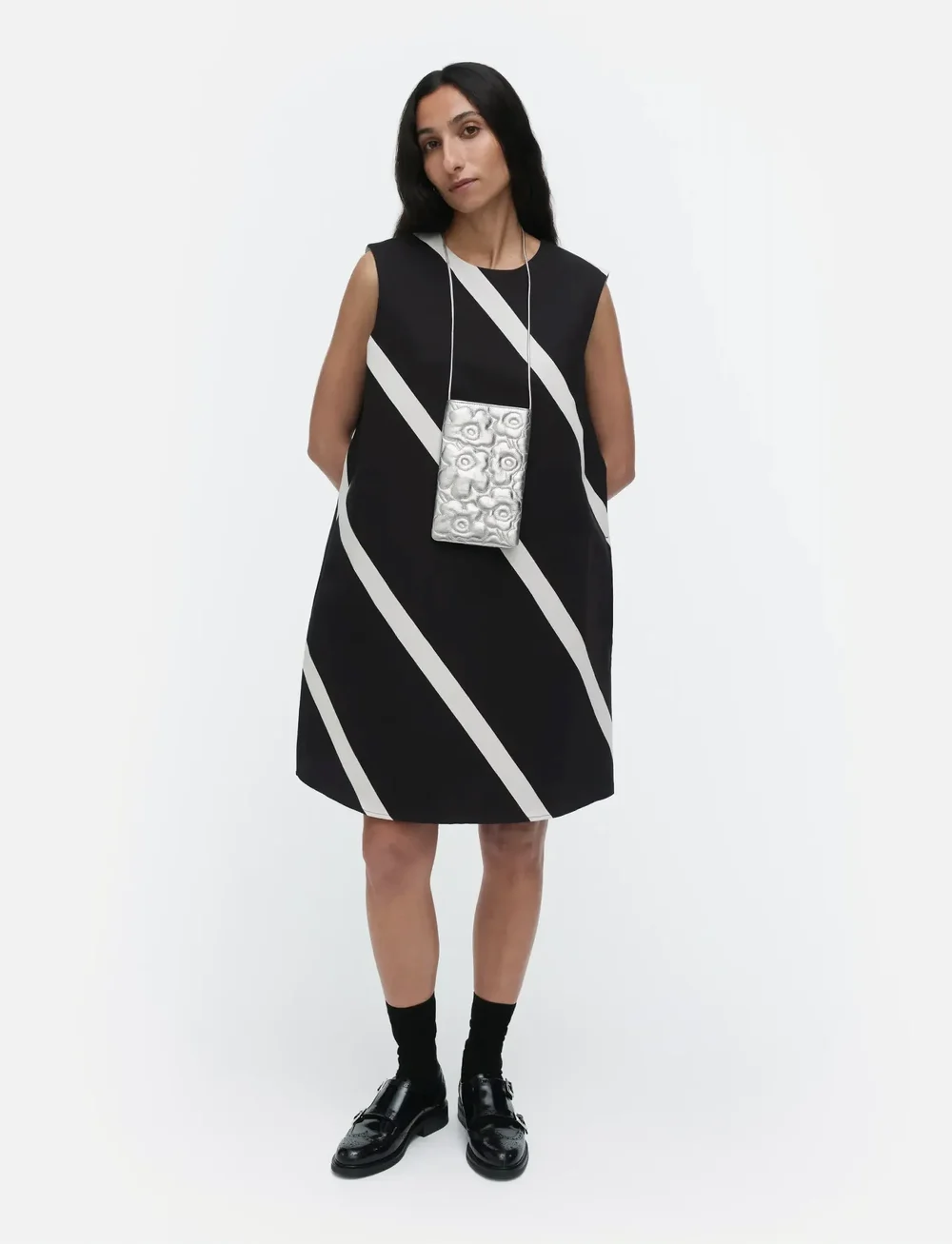 Marimekko - SOPIVA BASSO - partykleider - black, off white - 0