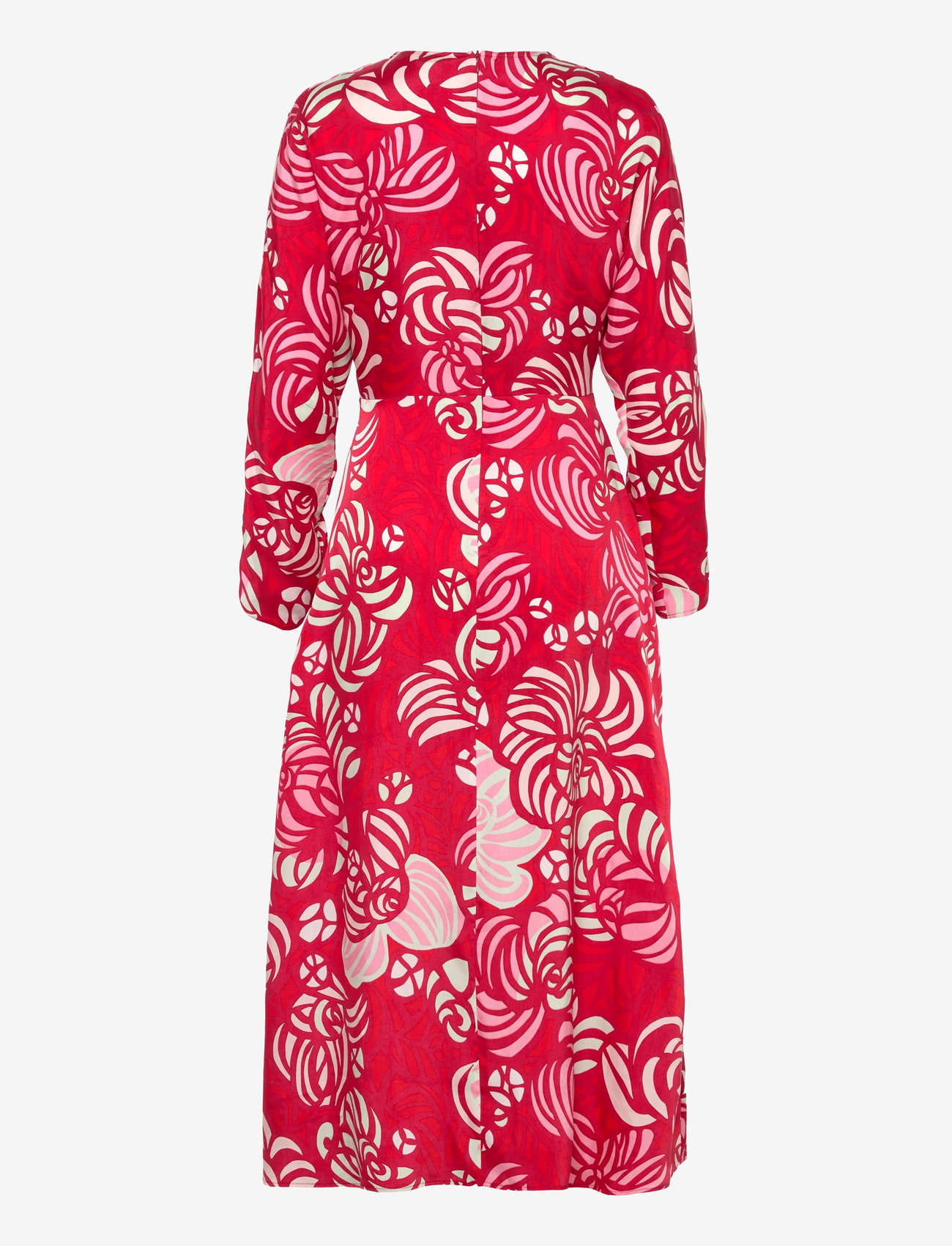 Marimekko - RYTMI TORSTAI - midi kjoler - red, light turquoise, pink - 2